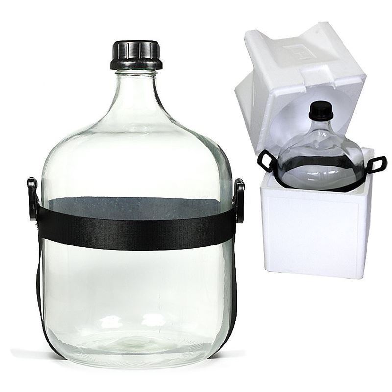 Damajuana de alta gama de 25 l, vidrio, boca: tapón de rosca Damajuana de alta gama de 25 l, vidrio, boca: tapón de rosca