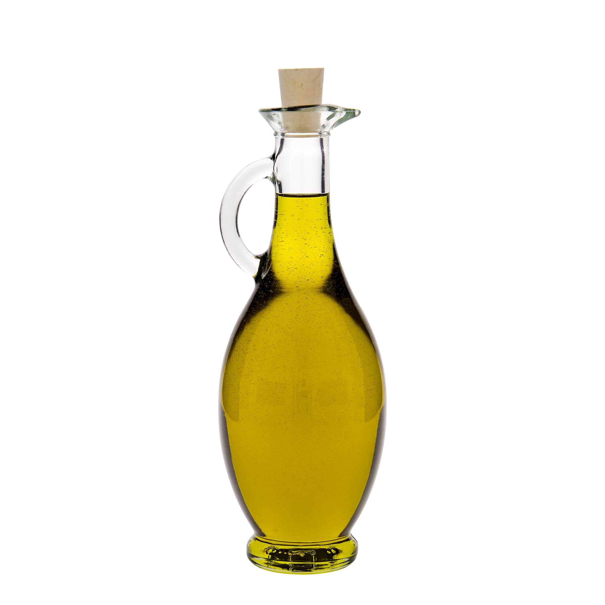 Botella de vinagre/aceite de 500 ml «Egizia», boca: corcho