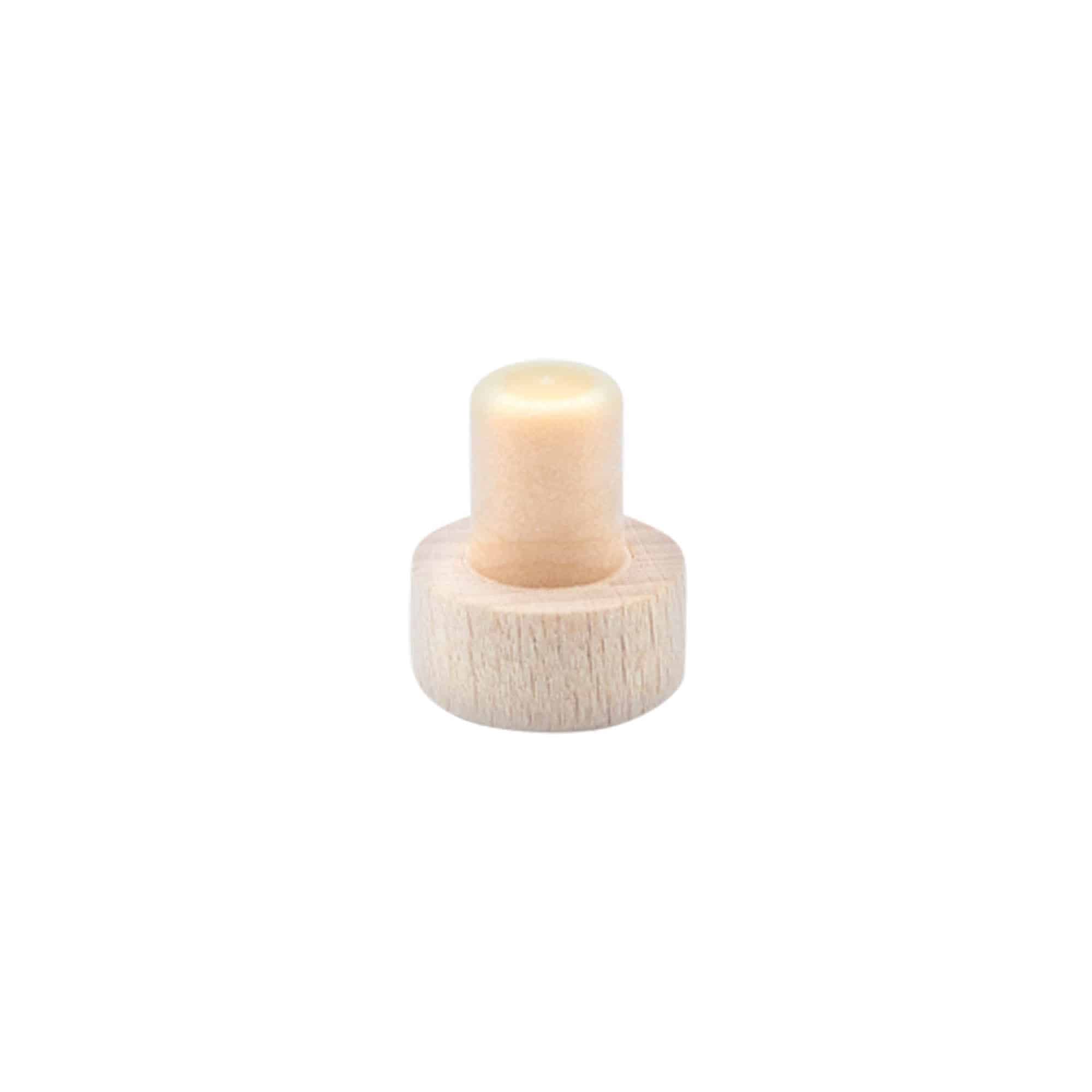 Tapón de corcho con asa 11 mm, madera/plástico, para boca: corcho