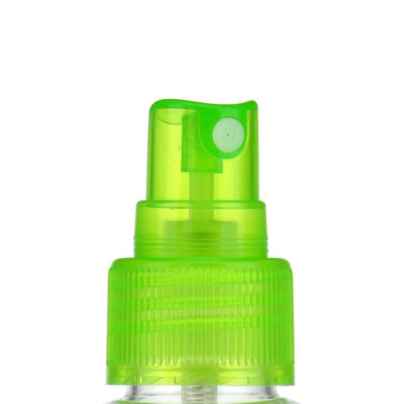 Tapón de rosca con pulverizador, plástico de PP, verde, para boca: GPI 24/410
