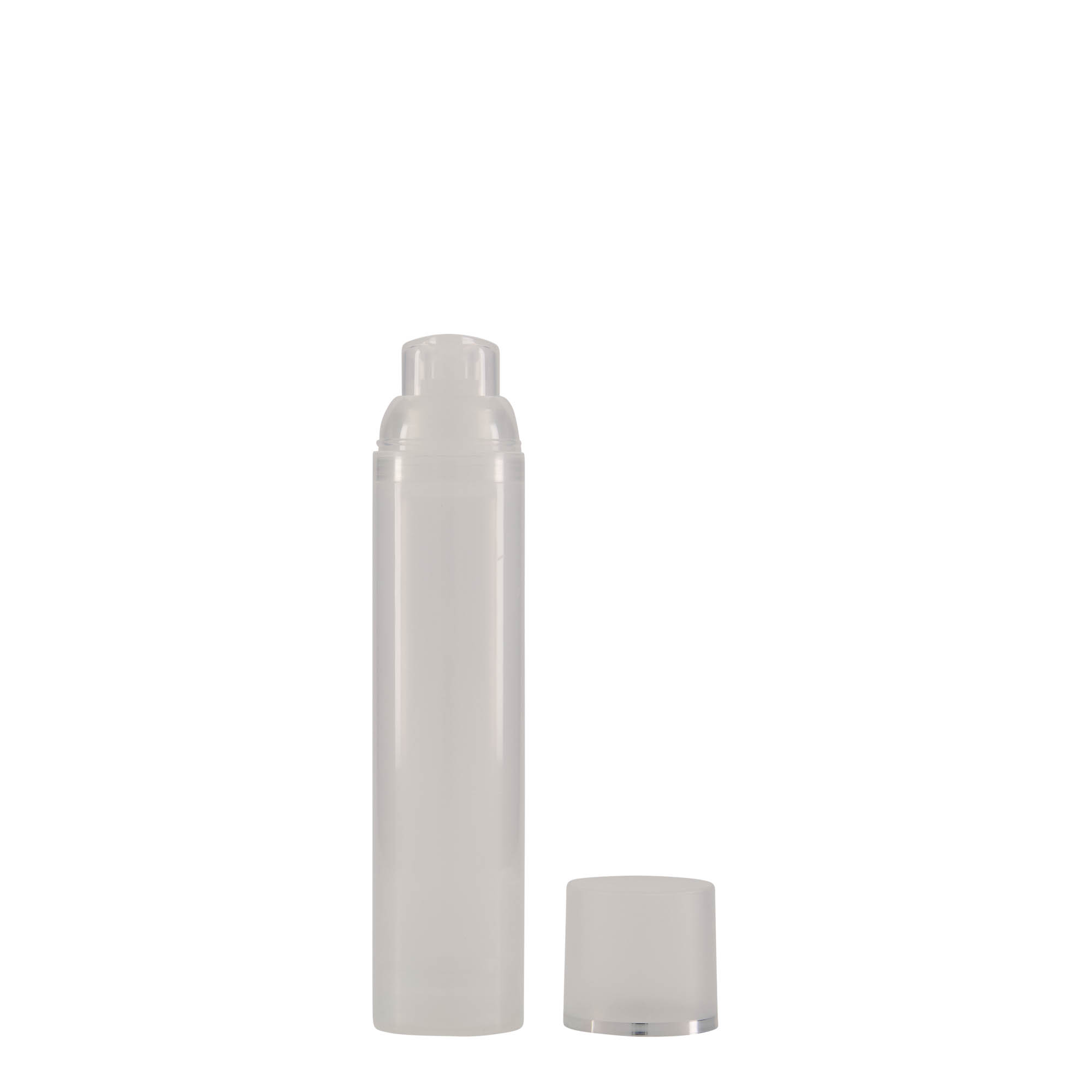 Dispensador airless de 100 ml 'Mezzo', plástico PP, natural Dispensador airless de 100 ml 'Mezzo', plástico PP, natural