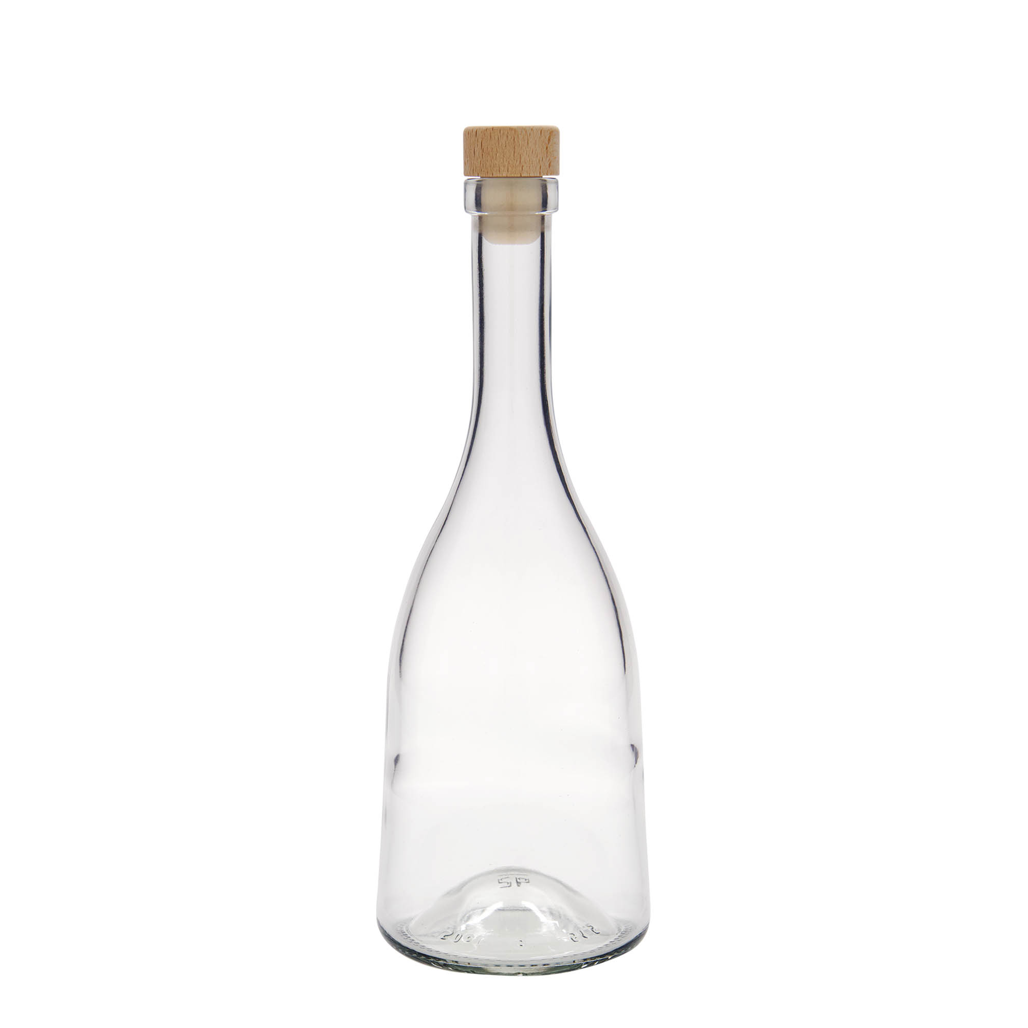 Botella de vidrio de 500 ml 'Rustica speciale speciale', boca: corcho