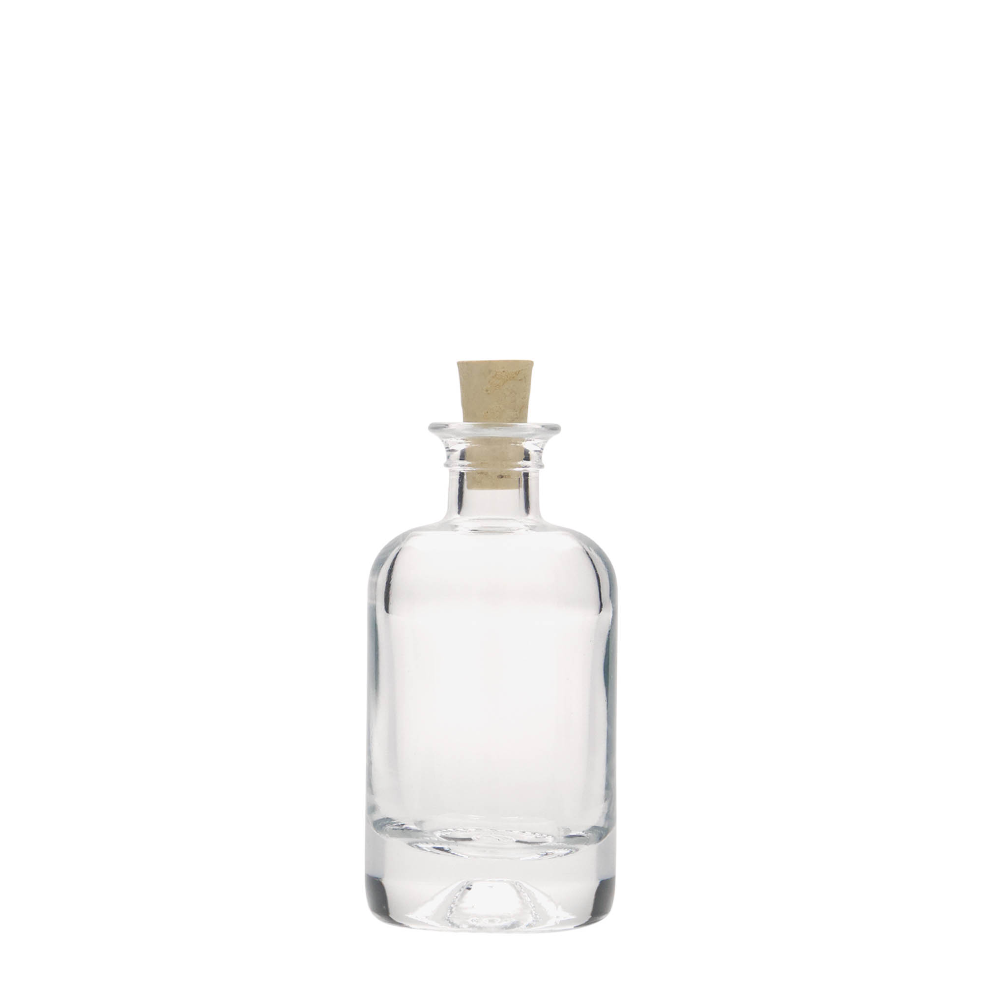 Frasco de vidrio de 40 ml para farmacéutico, boca: corcho