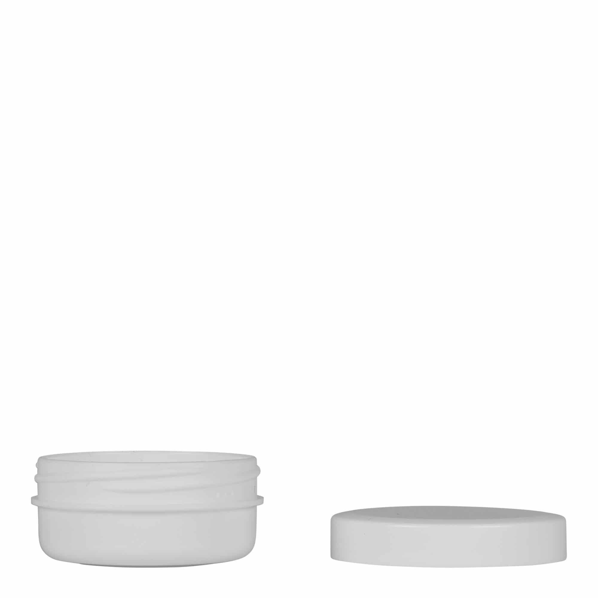 12 ml bote de plástico «White Line», PP, blanco, boca: cierre de rosca