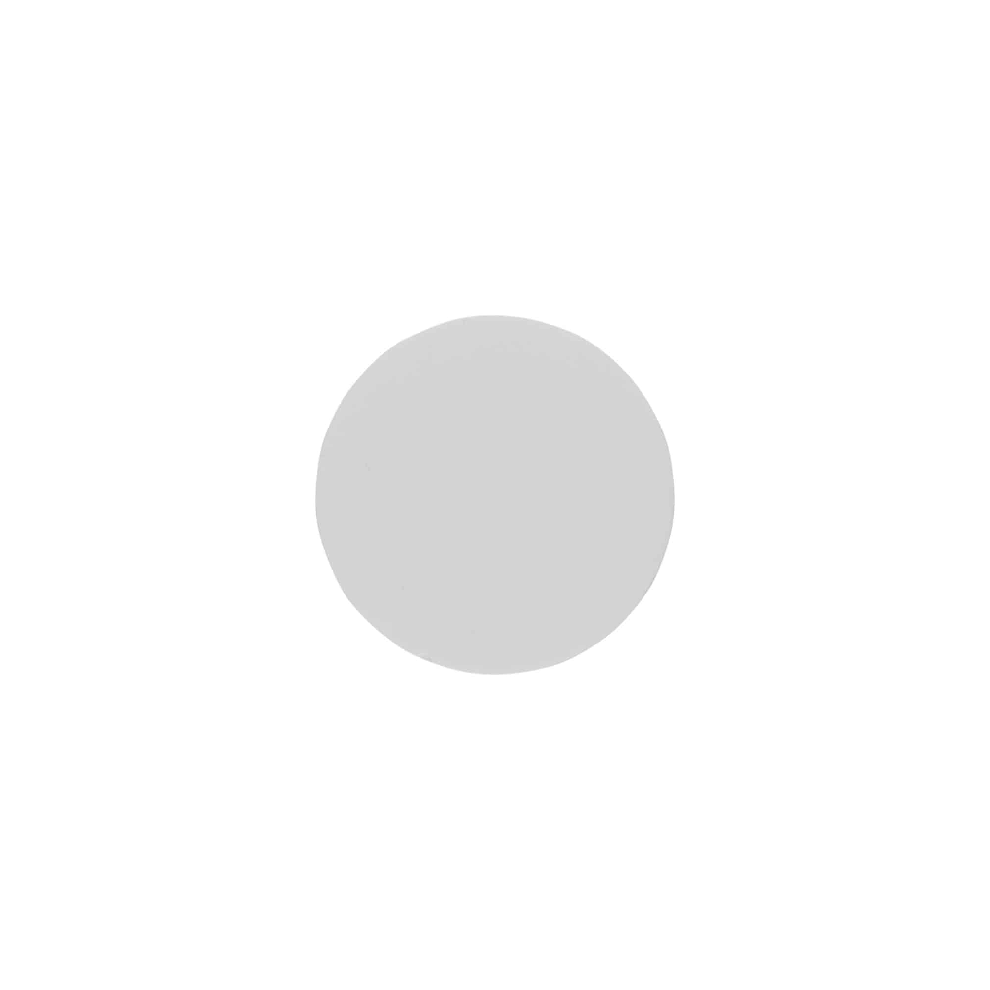 Disco de cobertura para 100 ml 'Bianca', plástico PP, blanco