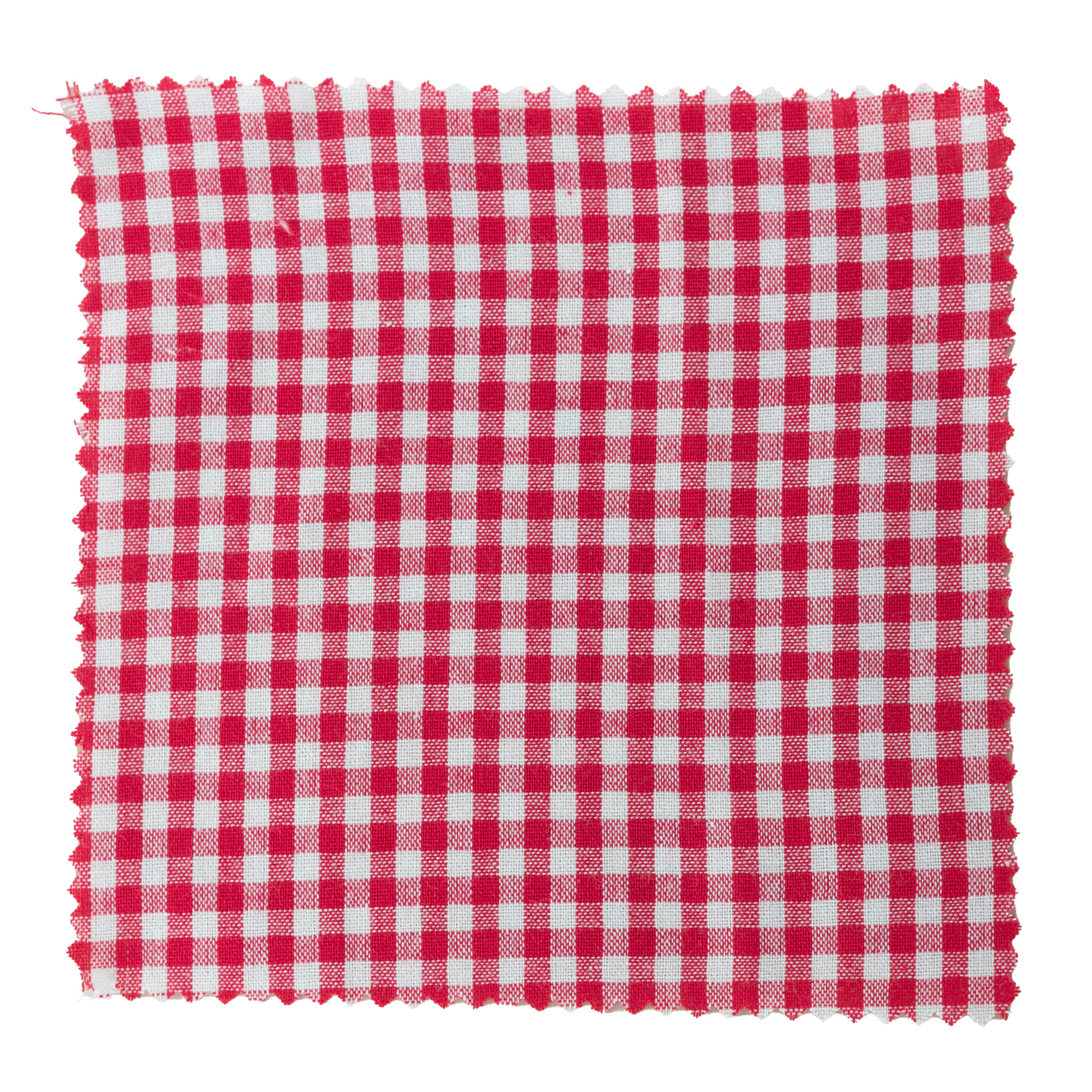 Mantelito de tela a cuadros 15x15, cuadrado, textil, rojo, boca: TO58-TO82