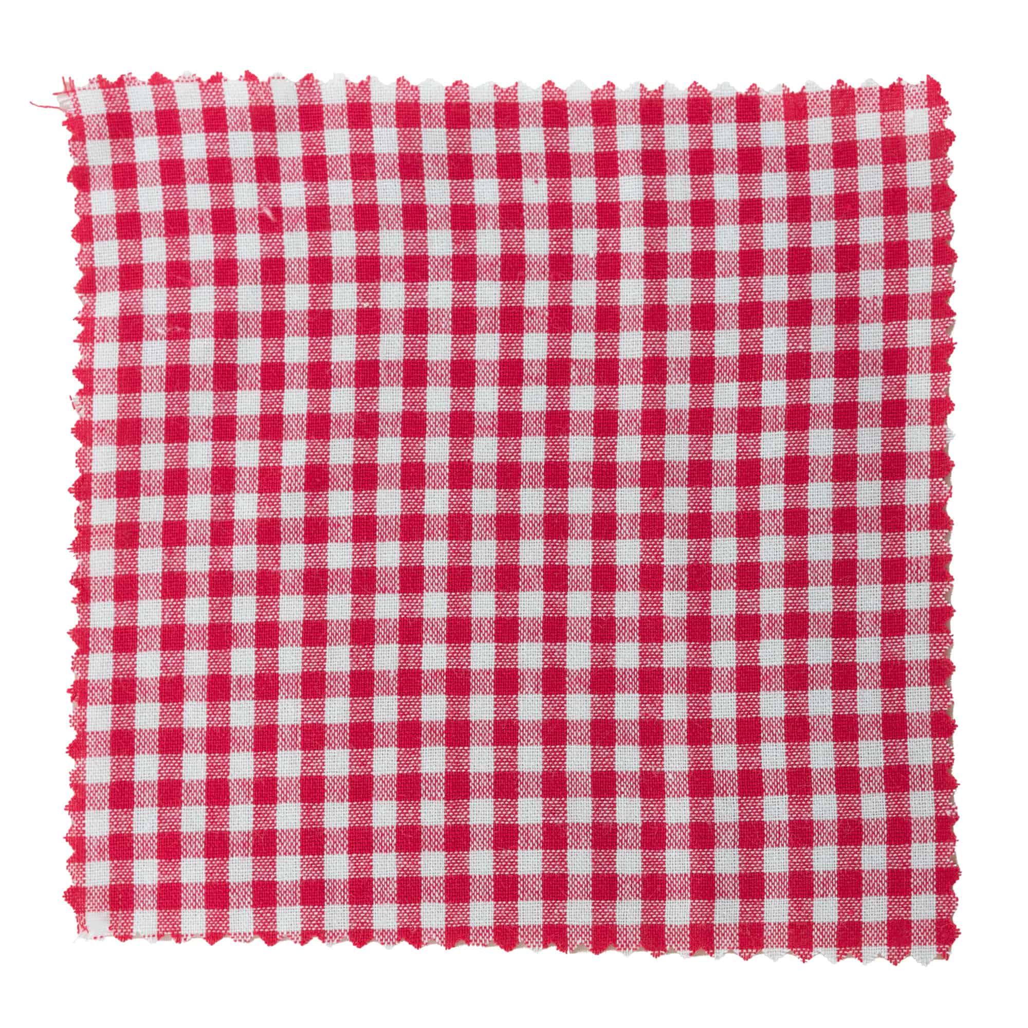 Mantelito de tela a cuadros 15x15, cuadrado, textil, rojo, boca: TO58-TO82