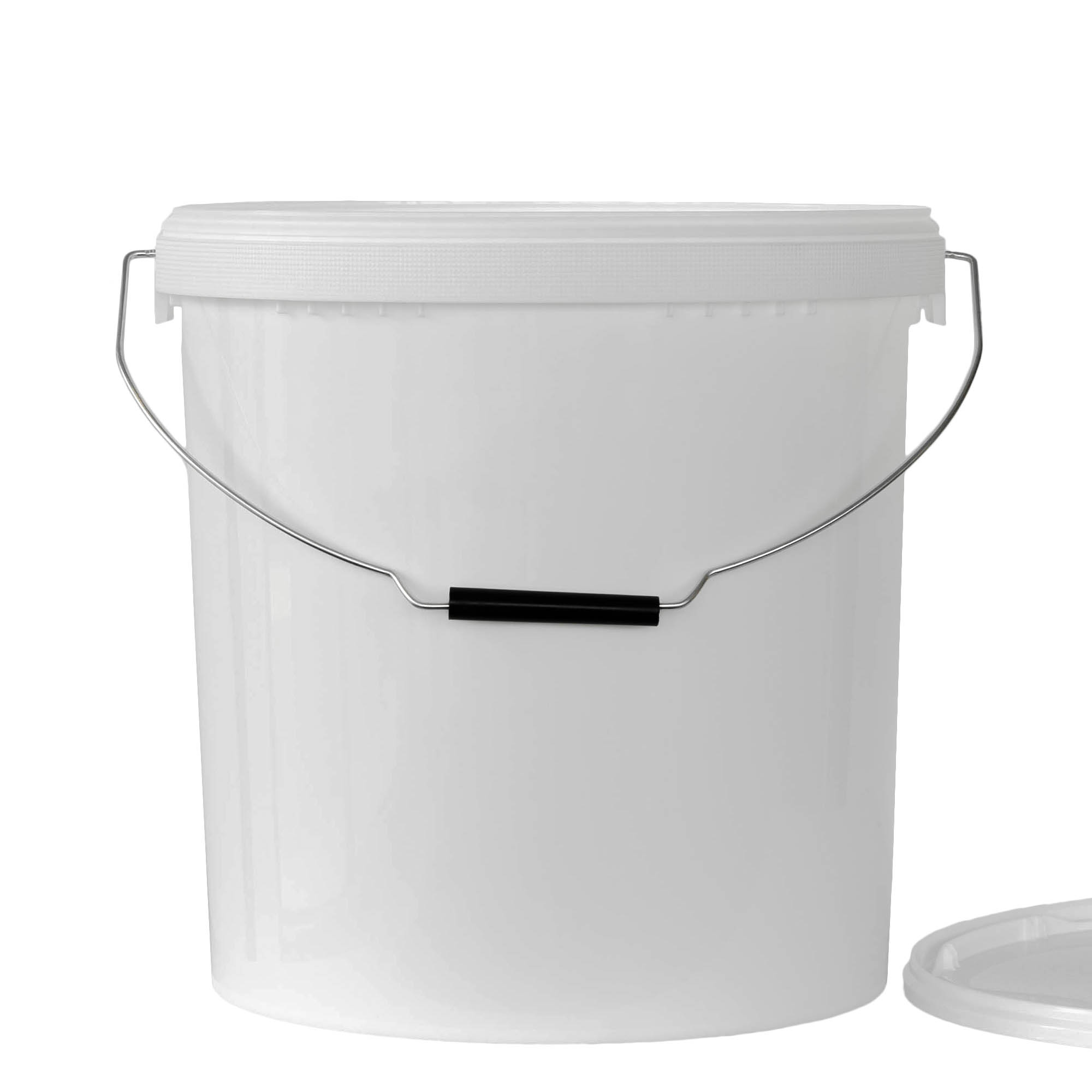 Cubeta de 20 l, plástico PP, blanca Cubeta de 20 l, plástico PP, blanca