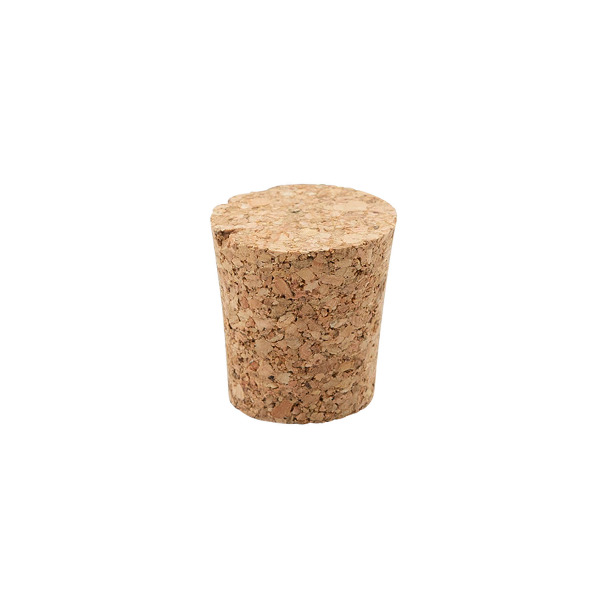 Tapón cónico 21-26 x 27, corcho prensado, beige, para boca: corcho