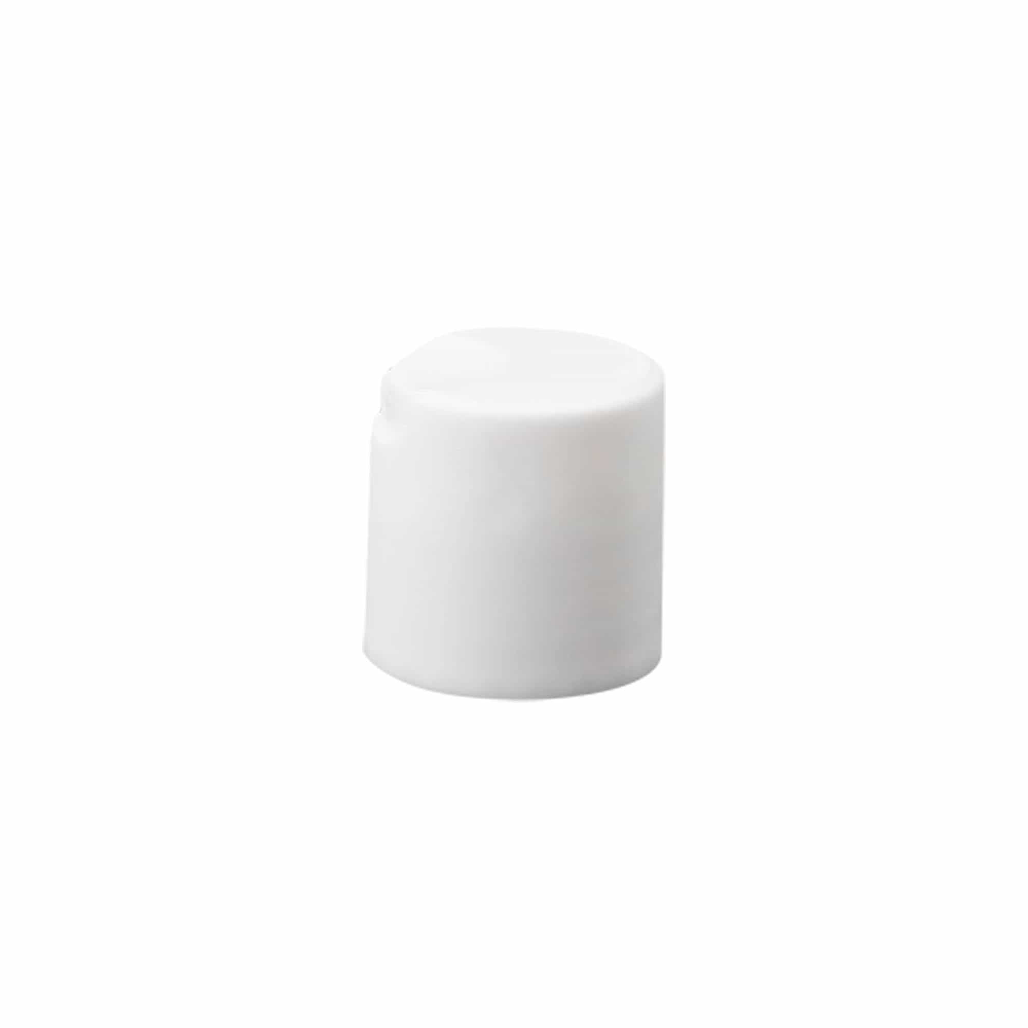 Tapa roscada Disc Top, plástico PP, blanco, para boca: 24/410