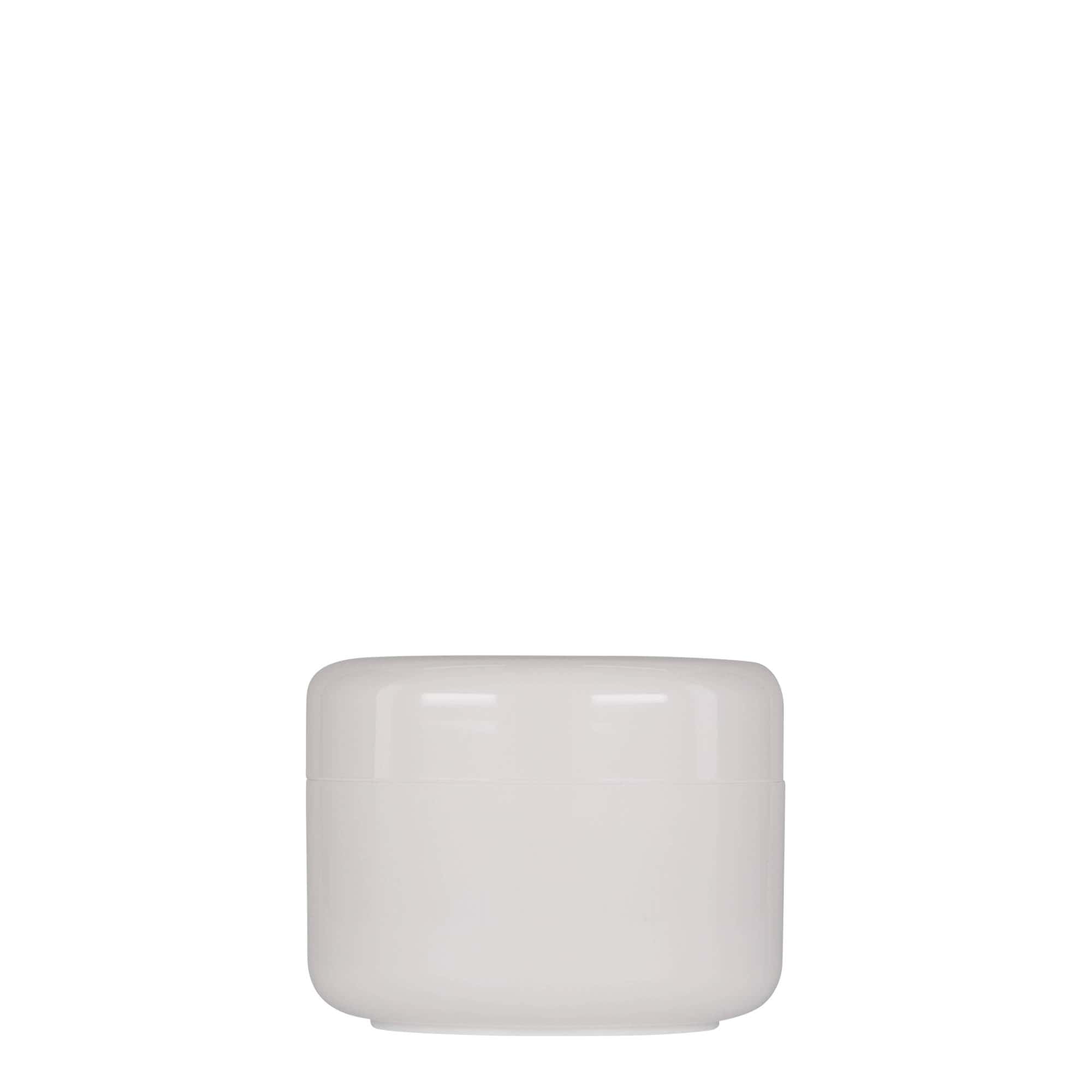 100 ml envase de plástico 'Bianca', PP, blanco, boca: tapa de rosca