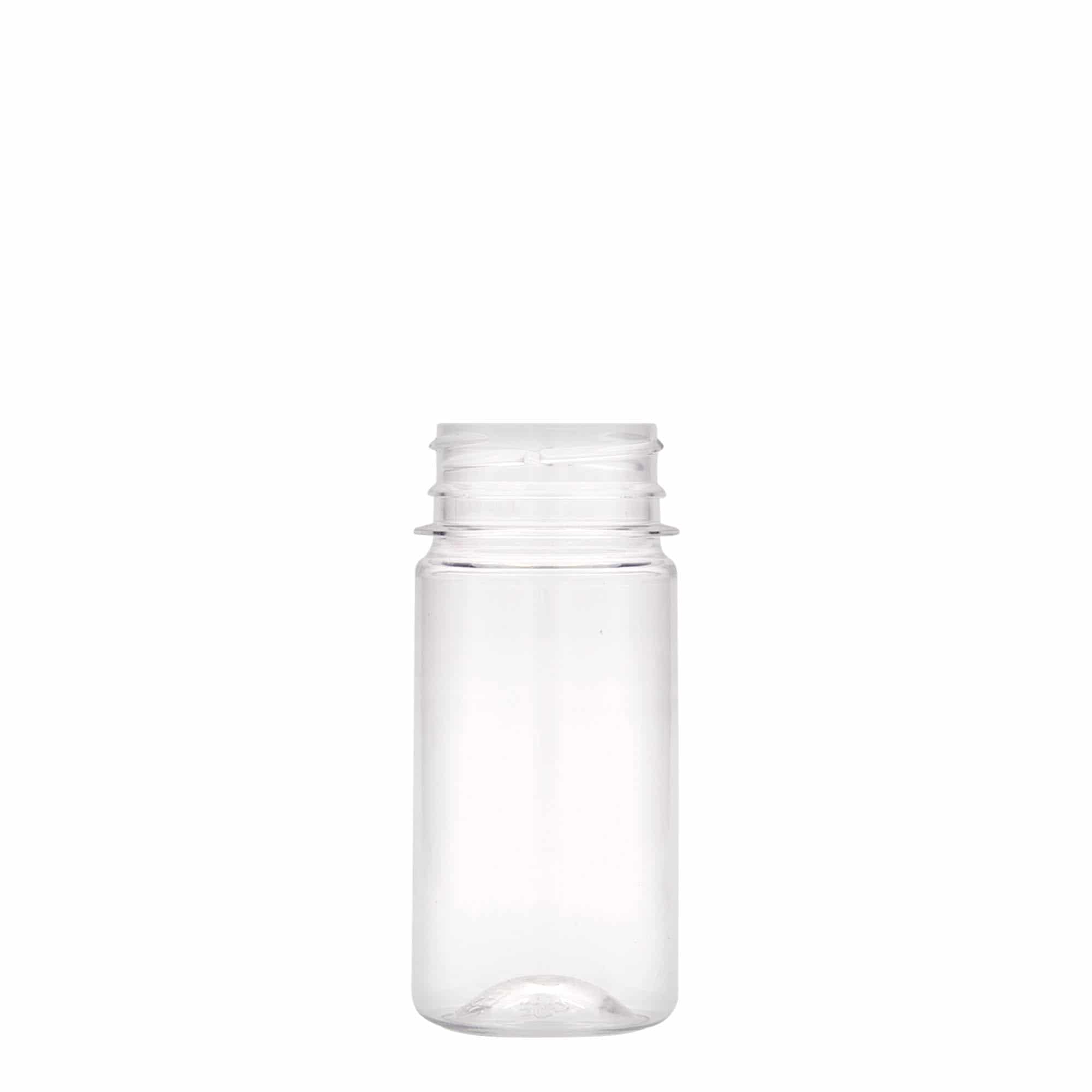 Botella de PET 'Everytime' de 100 ml, plástico, boca: 38 mm