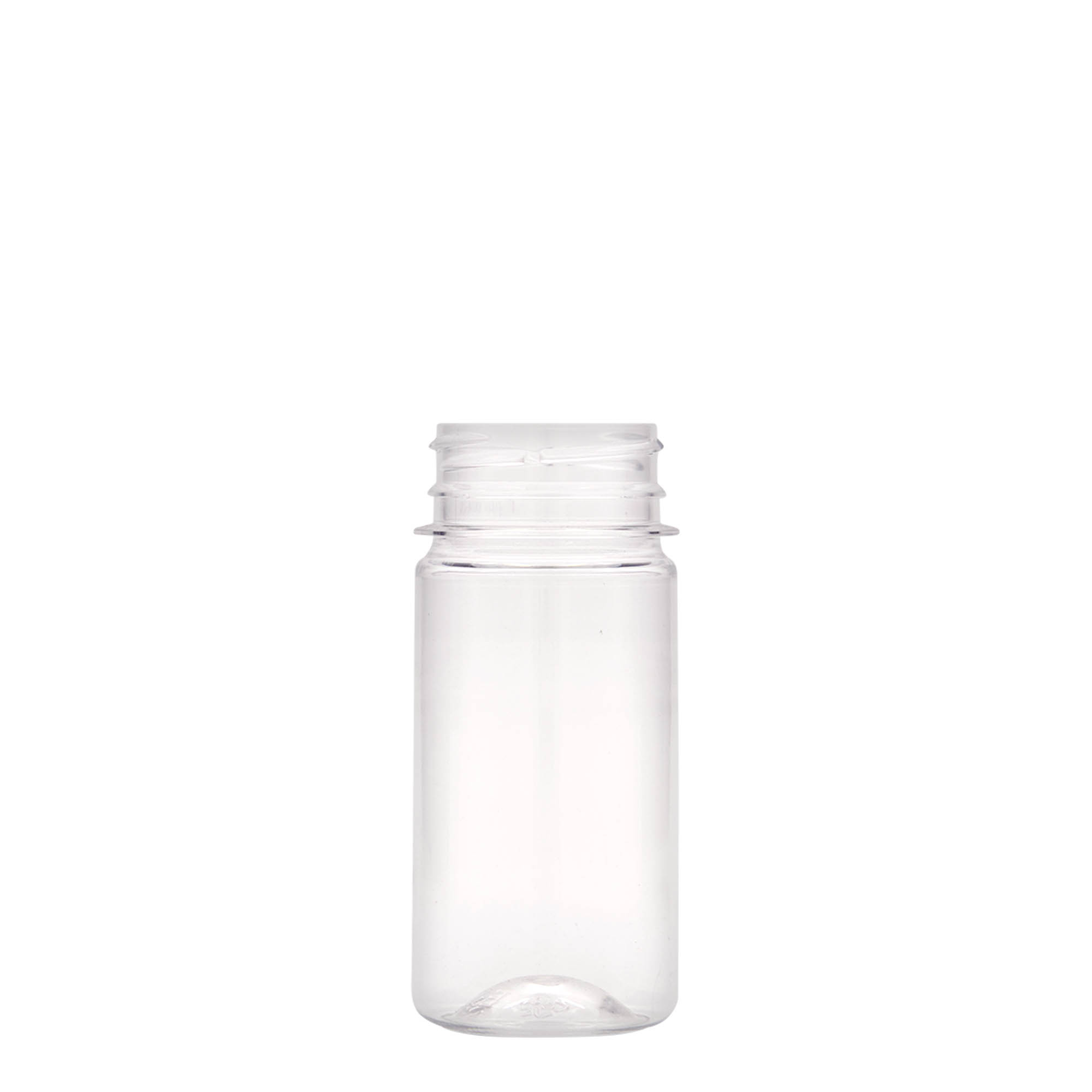 Botella PET de 100 ml 'Everytime', plástico, boca: 38 mm