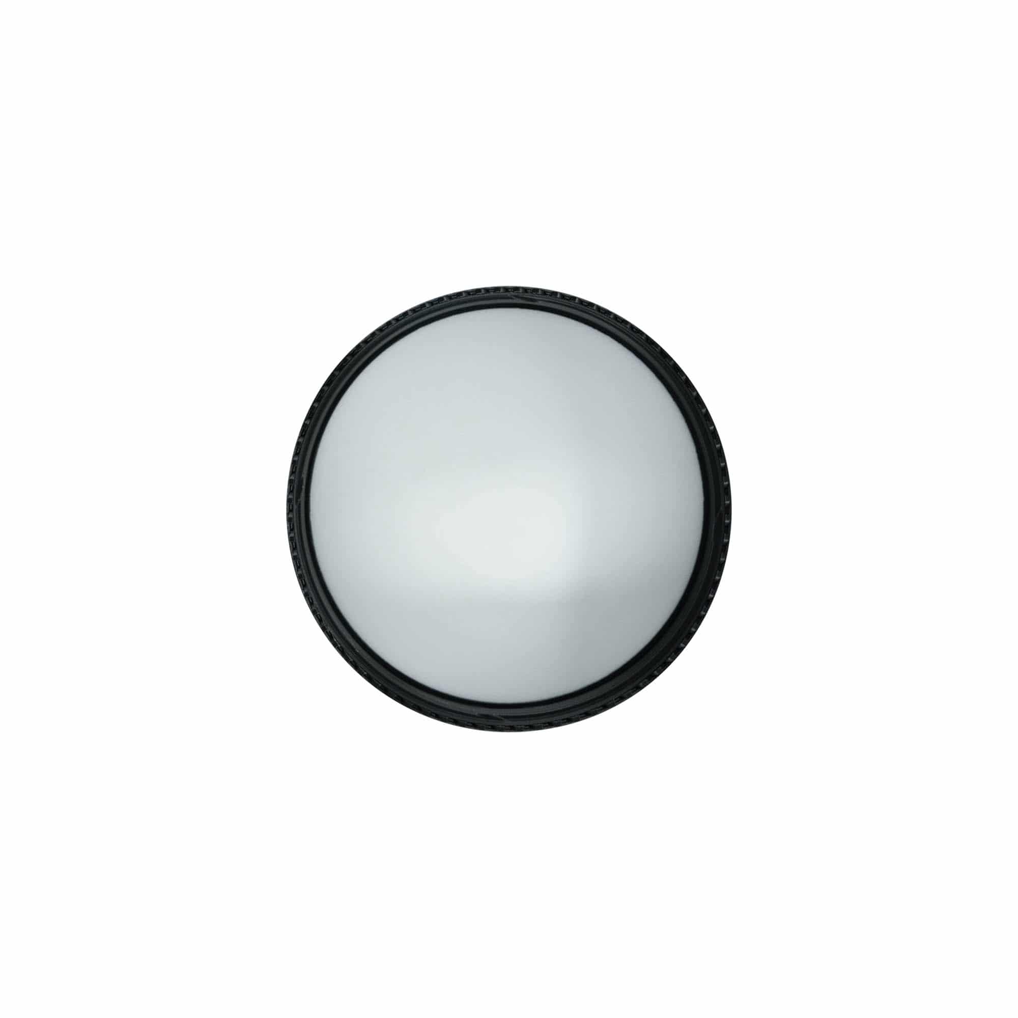 Tapón de rosca para 'Antonella' de 100 ml, plástico de PP, negro