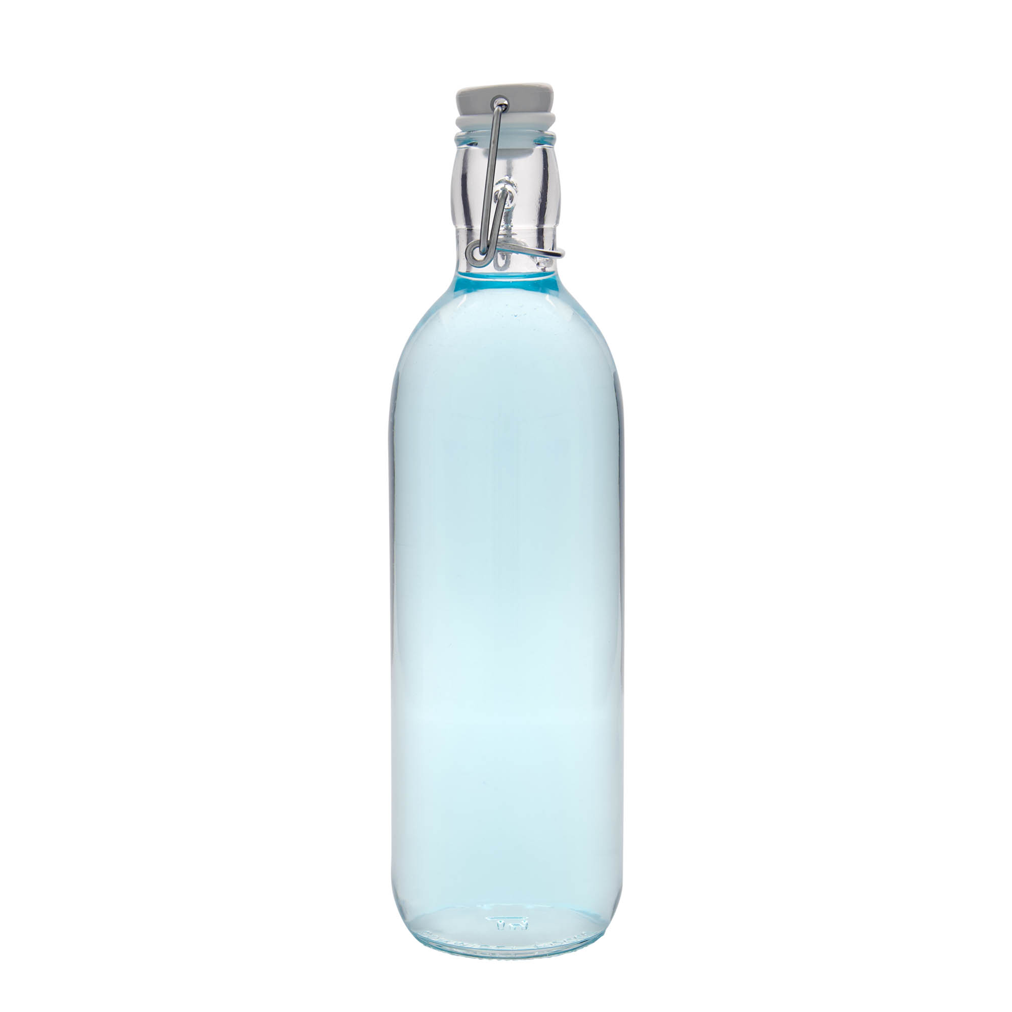 Botella de vidrio de 1.000 ml 'Emilia', boca: cierre de palanca Botella de vidrio de 1.000 ml 'Emilia', boca: cierre de palanca