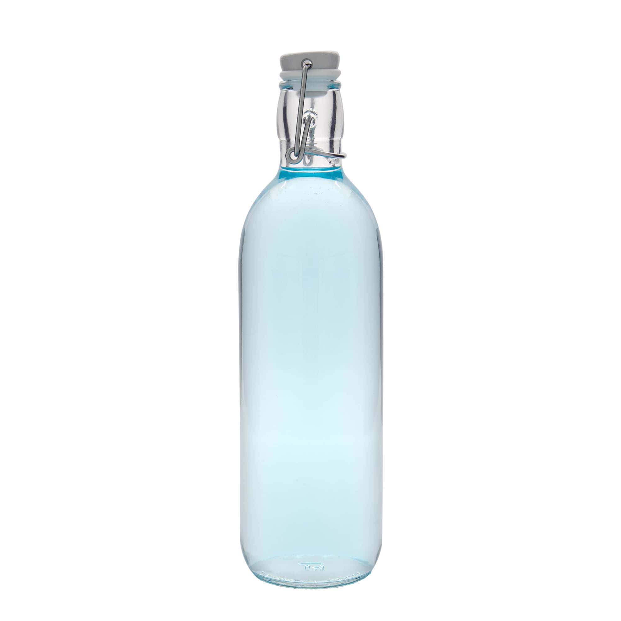 Botella de vidrio de 1.000 ml 'Emilia', boca: cierre de palanca