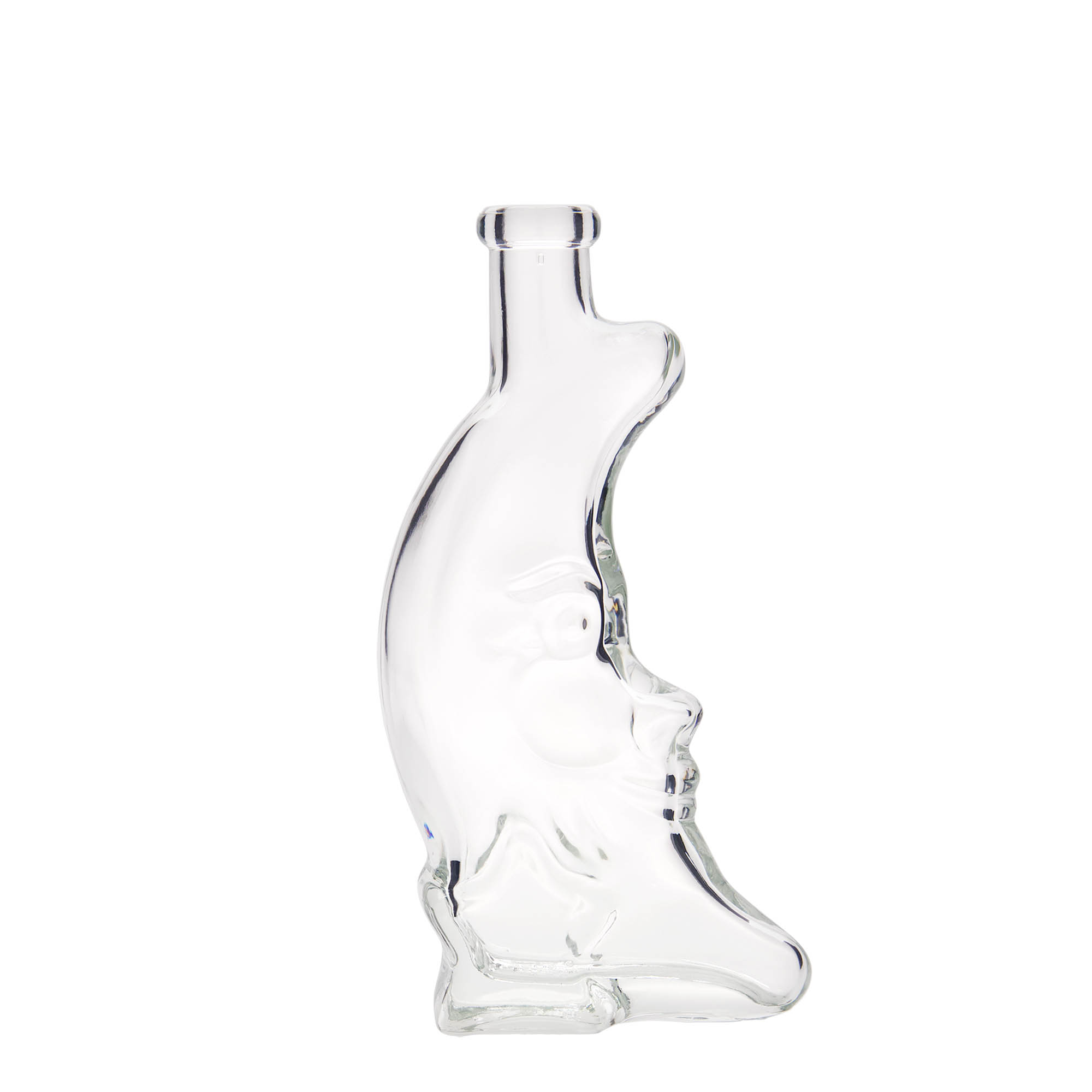 Botella de vidrio de 200 ml 'Luna', boca: corcho