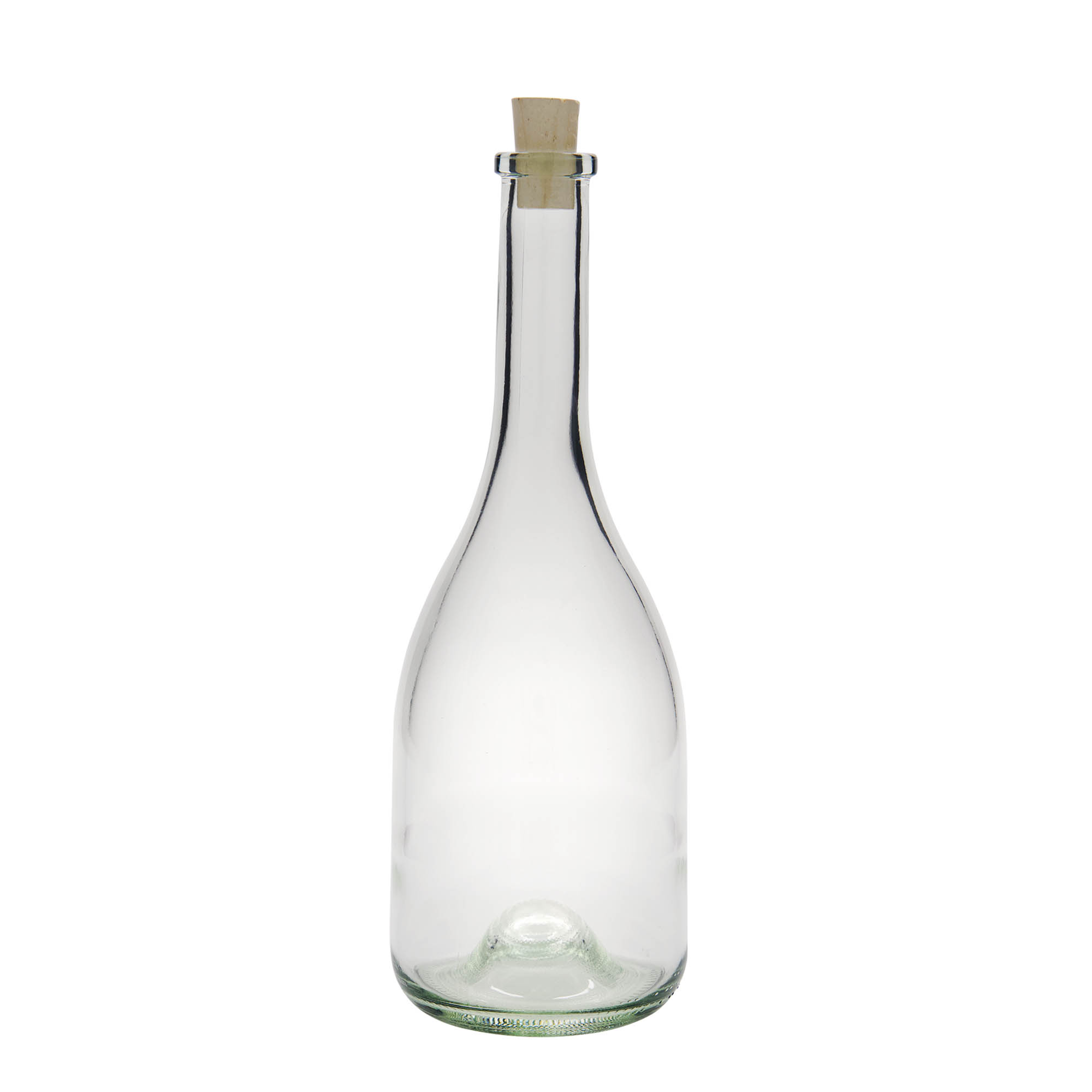 Botella de vidrio de 750 ml 'Rustica', boca: corcho
