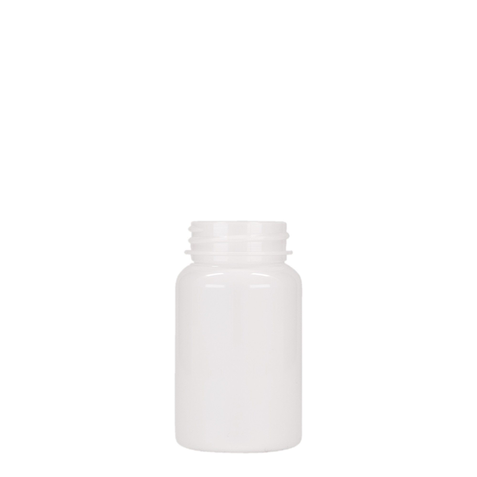 Bote Packer de PET de 75 ml, plástico, blanco, boca: GPI 38/400