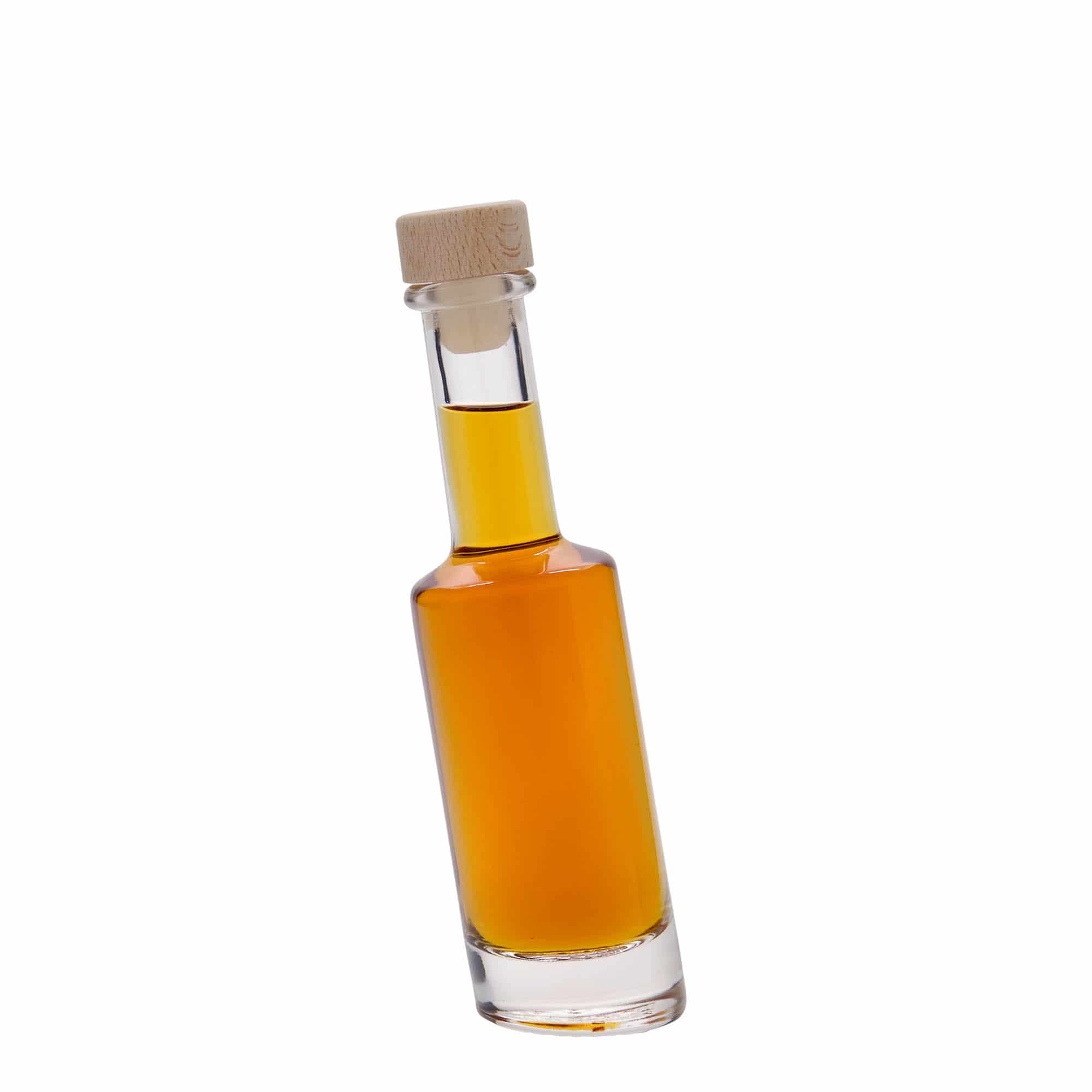 Botella de vidrio 'Bounty' de 100 ml, boca: corcho