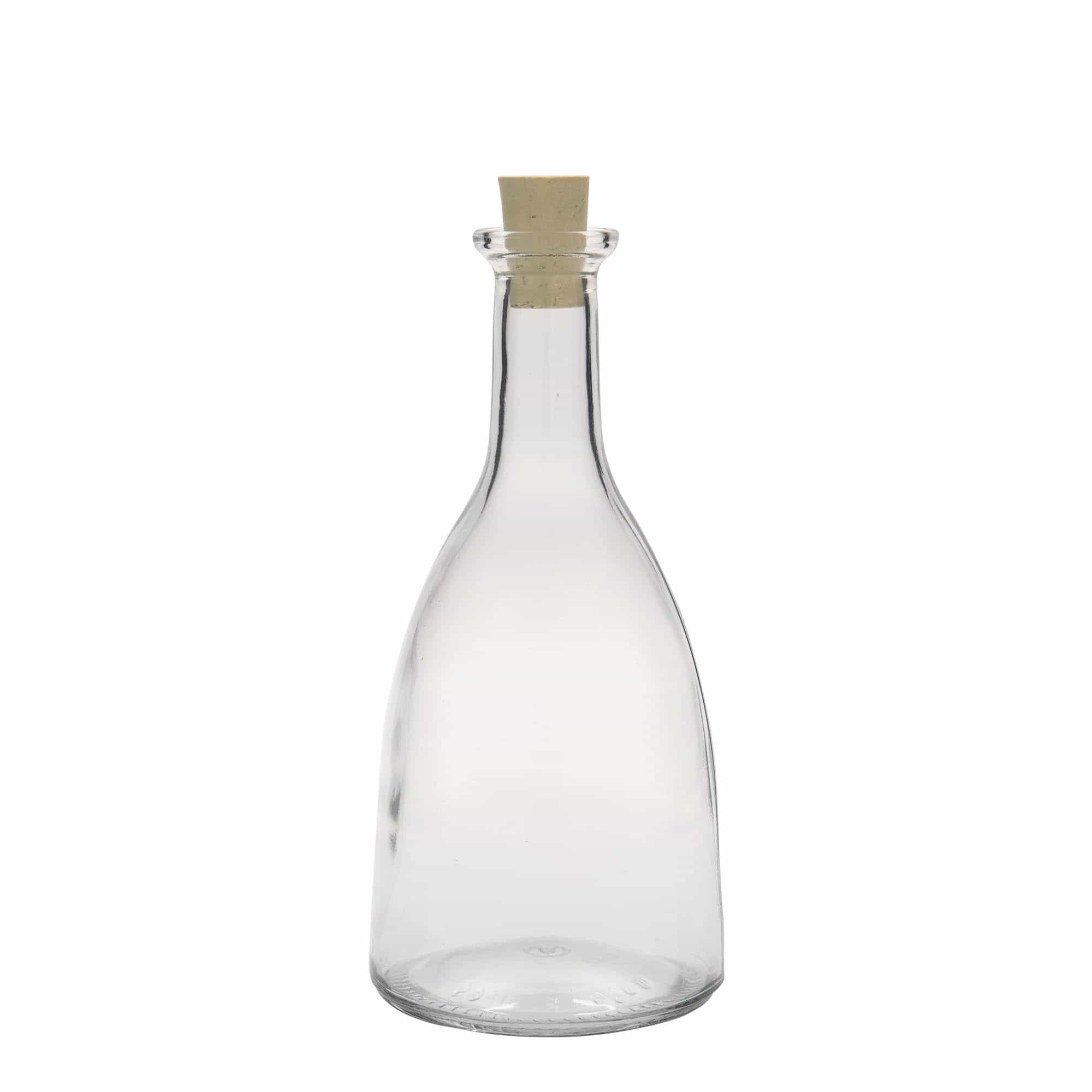 Botella de vidrio 'Viola' de 500 ml, boca: corcho