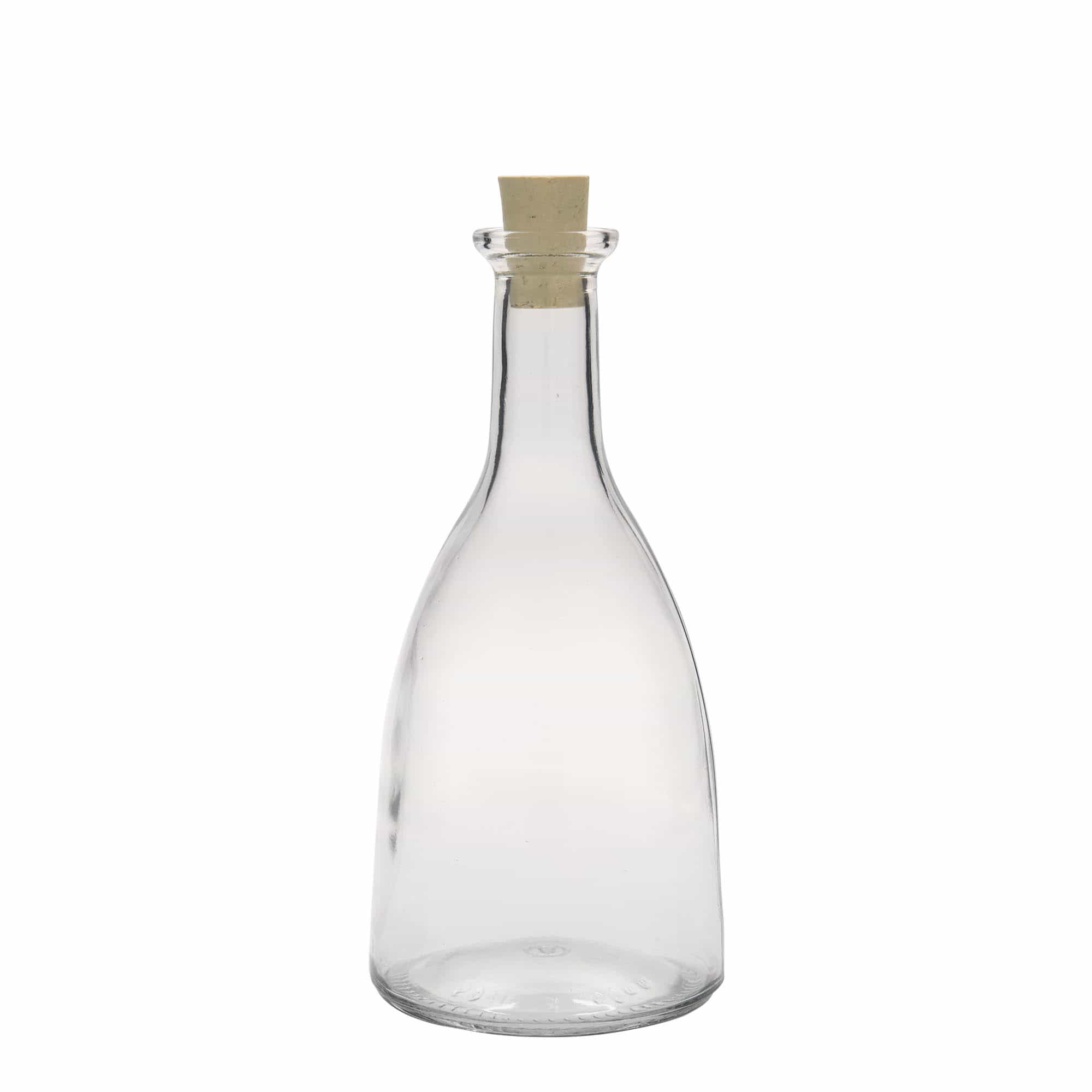 Botella de vidrio de 500 ml 'Viola', boca: corcho