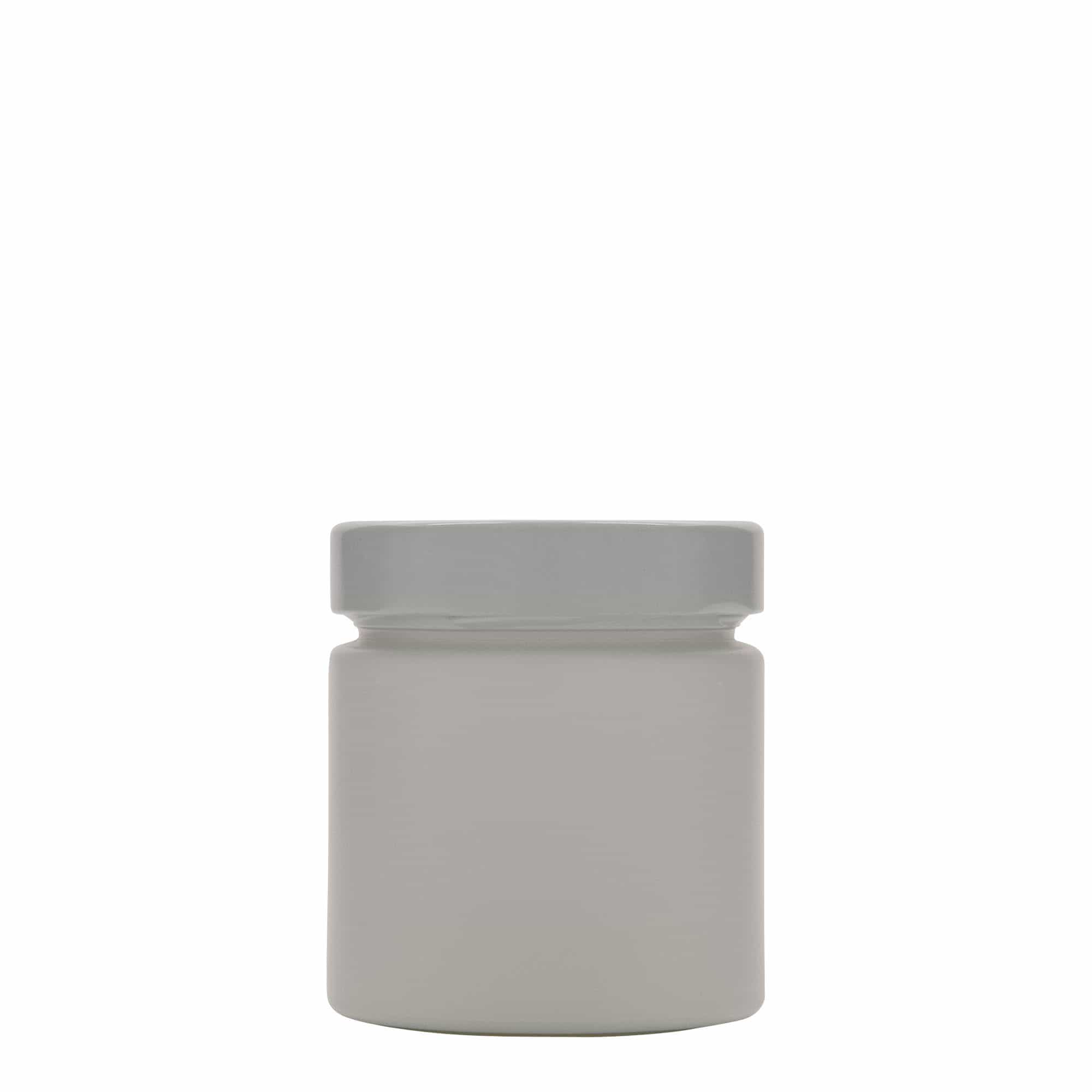 220 ml vaso redondo «Aurora», blanco, boca: Deep-Twist-off (DTO 66)