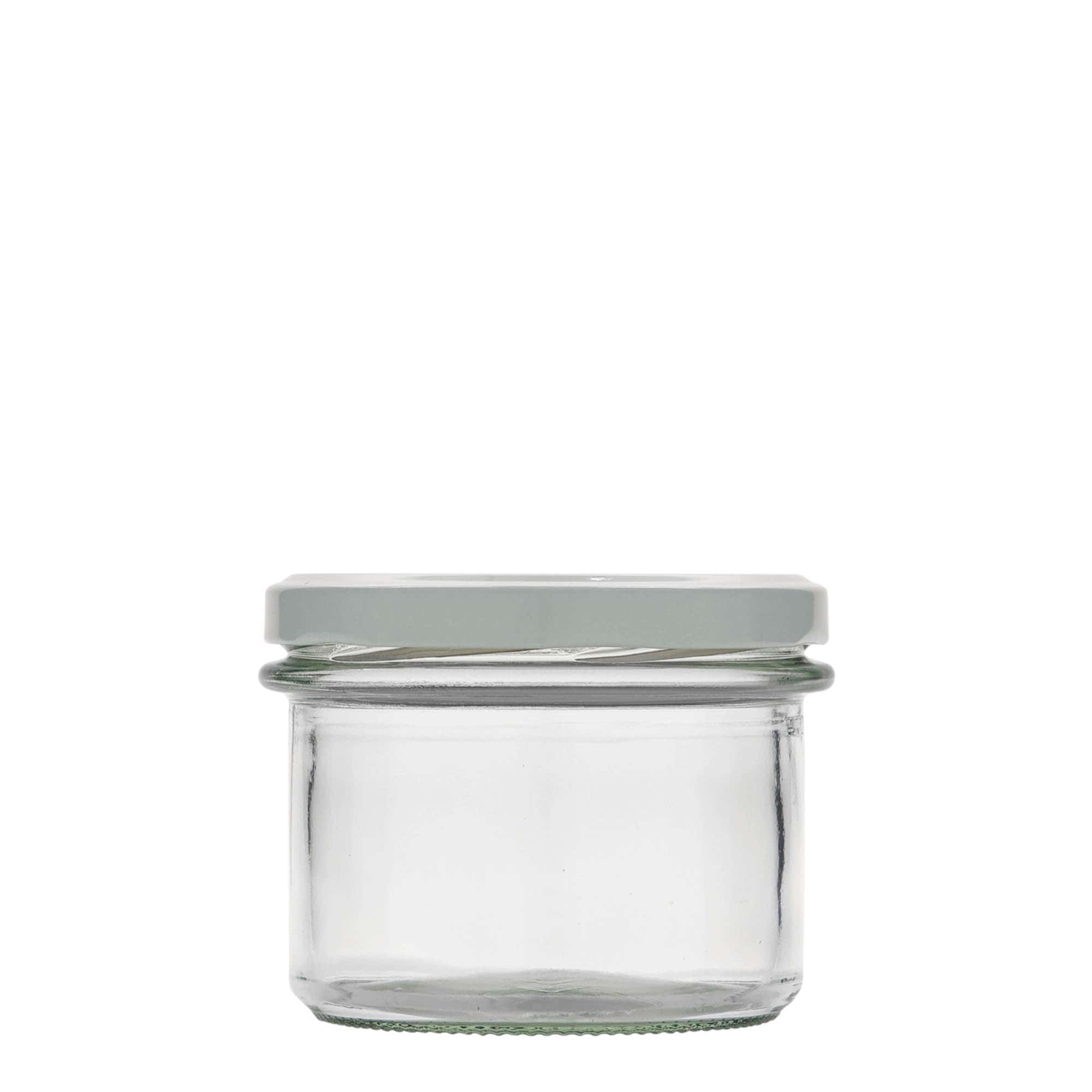 235 ml tarro de vidrio con caída, boca: Twist-Off (TO 82)