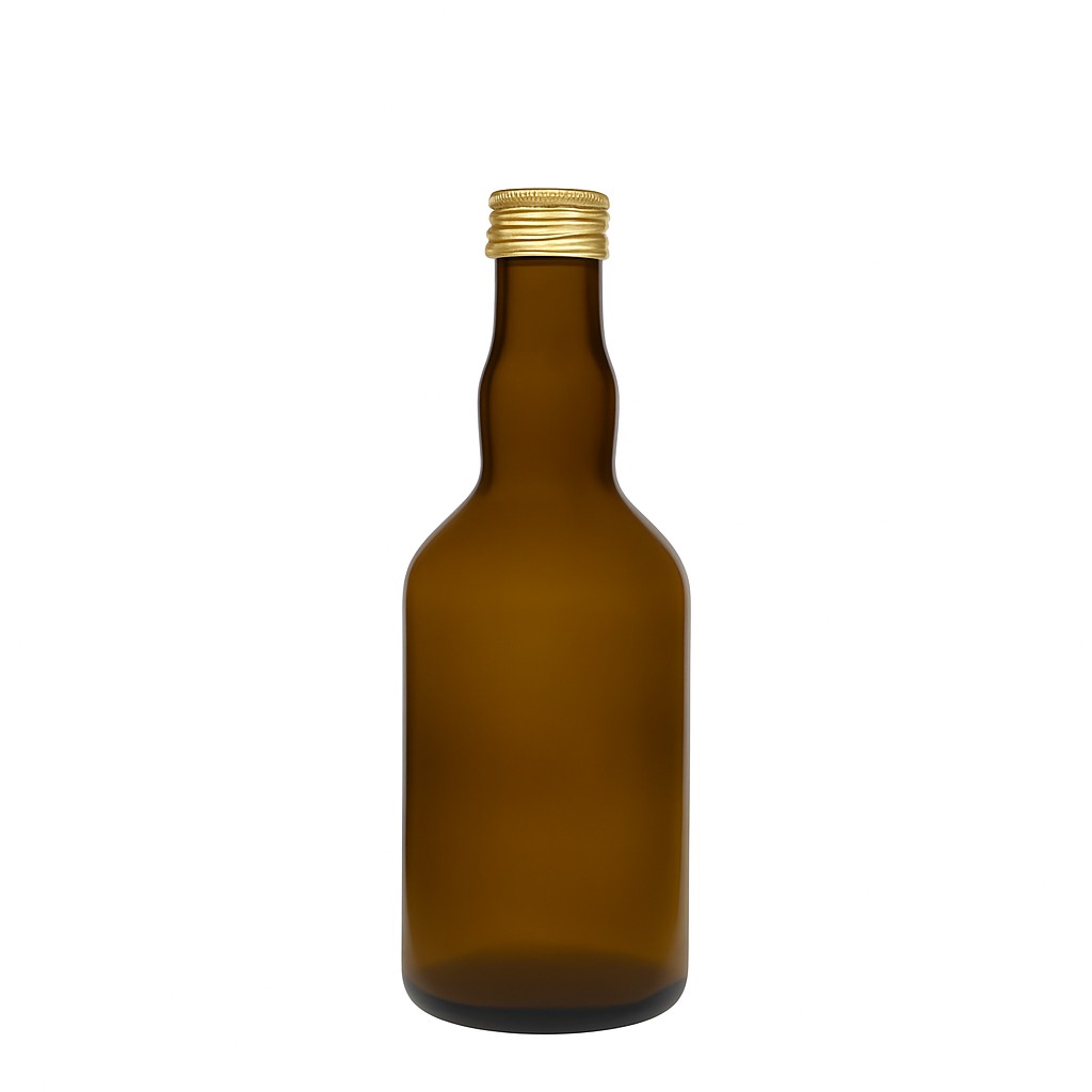 Botella de vidrio de 500 ml 'Olona', verde antiguo, boca: PP 31,5 Botella de vidrio de 500 ml 'Olona', verde antiguo, boca: PP 31,5