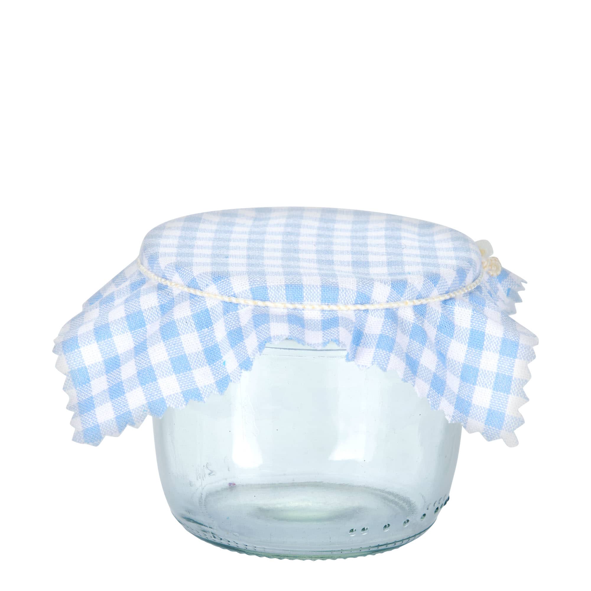 Servilletas de tela a cuadros 12x12, cuadradas, textil, azul claro, abertura: TO38-TO53