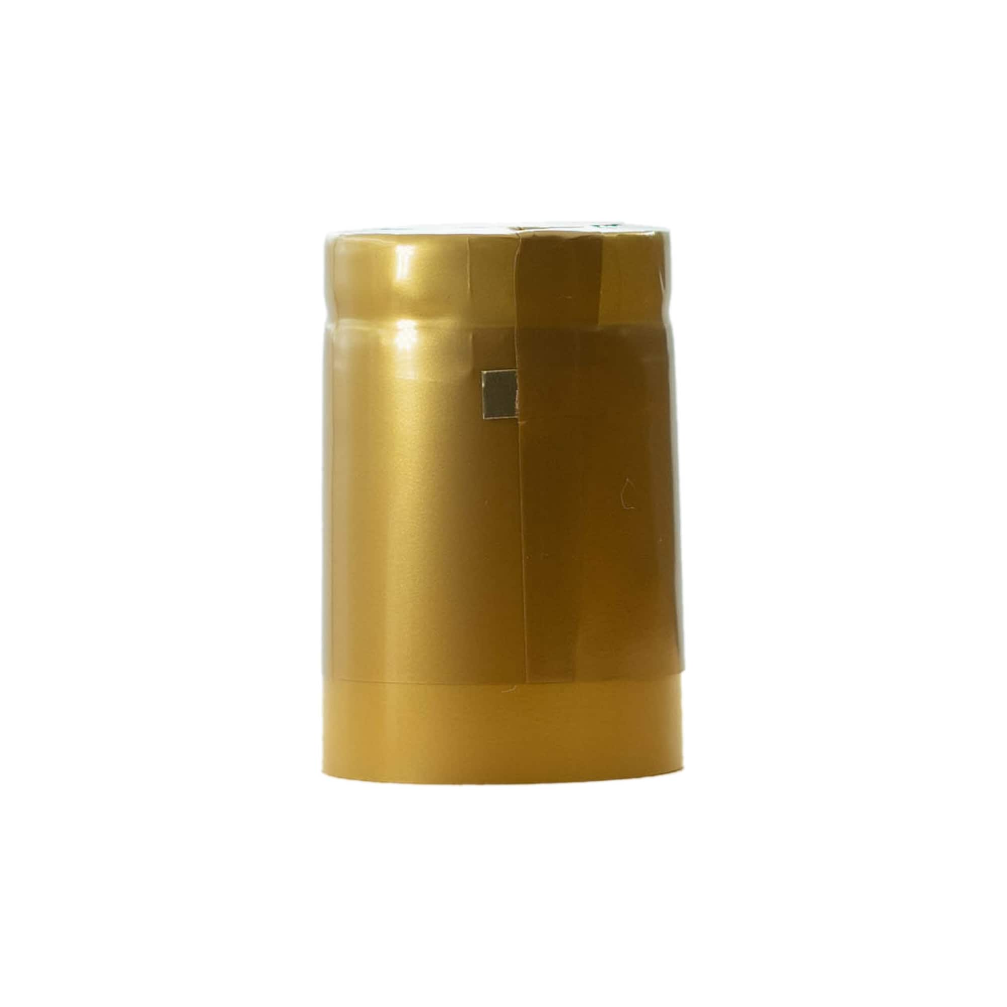 Cápsula termorretráctil 32x41, plástico PVC, dorado