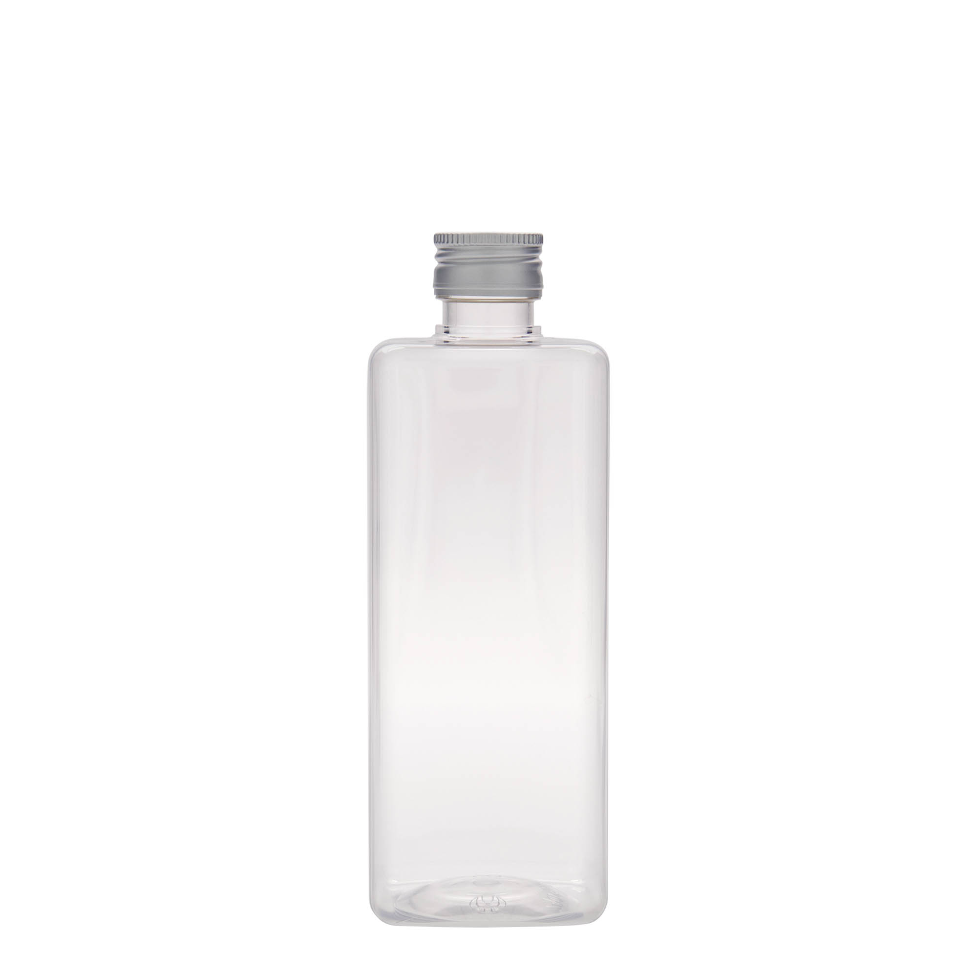 Botella PET de 500 ml «Karl», cuadrada, plástico, boca: PP 28