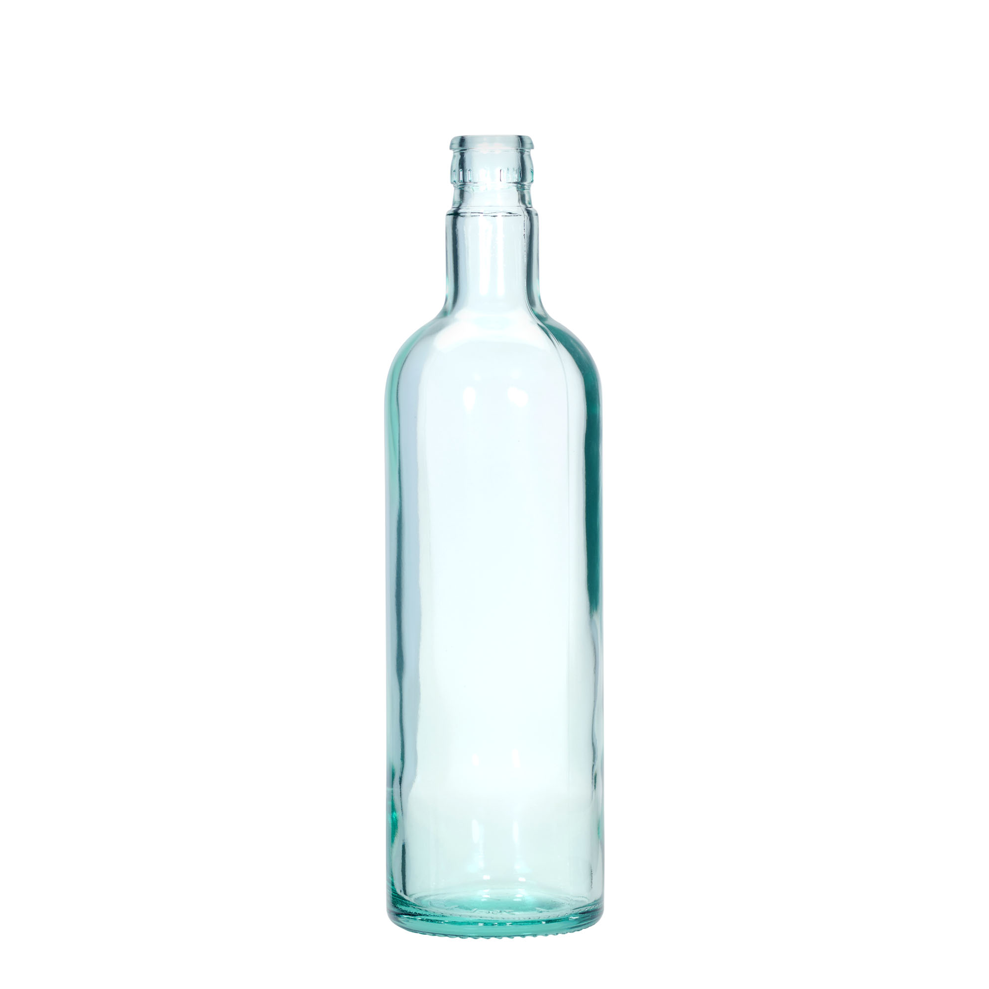 Botella para vinagre/aceite «Willy New» de 750 ml, vidrio, verde claro, boca: DOP