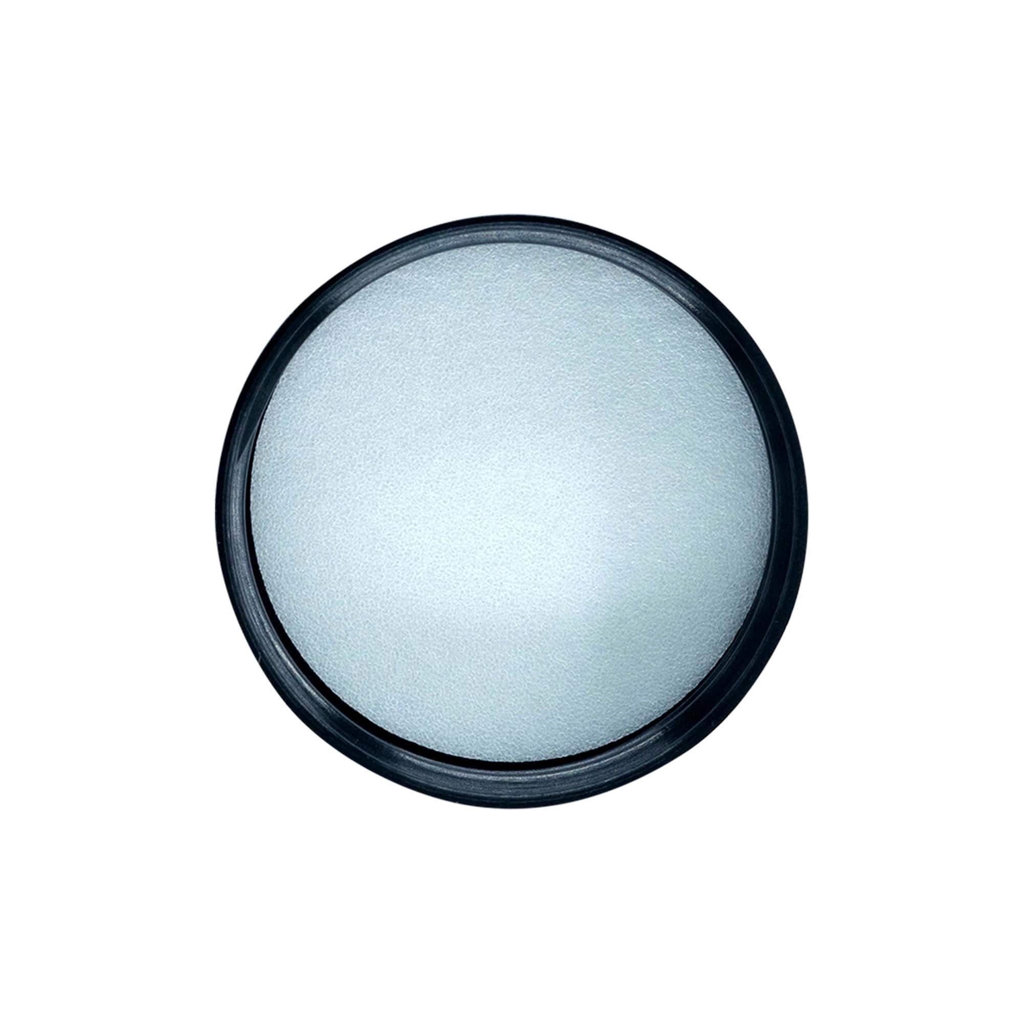 Tapa de rosca para 60 ml 'Brown Line', plástico HPM, negro