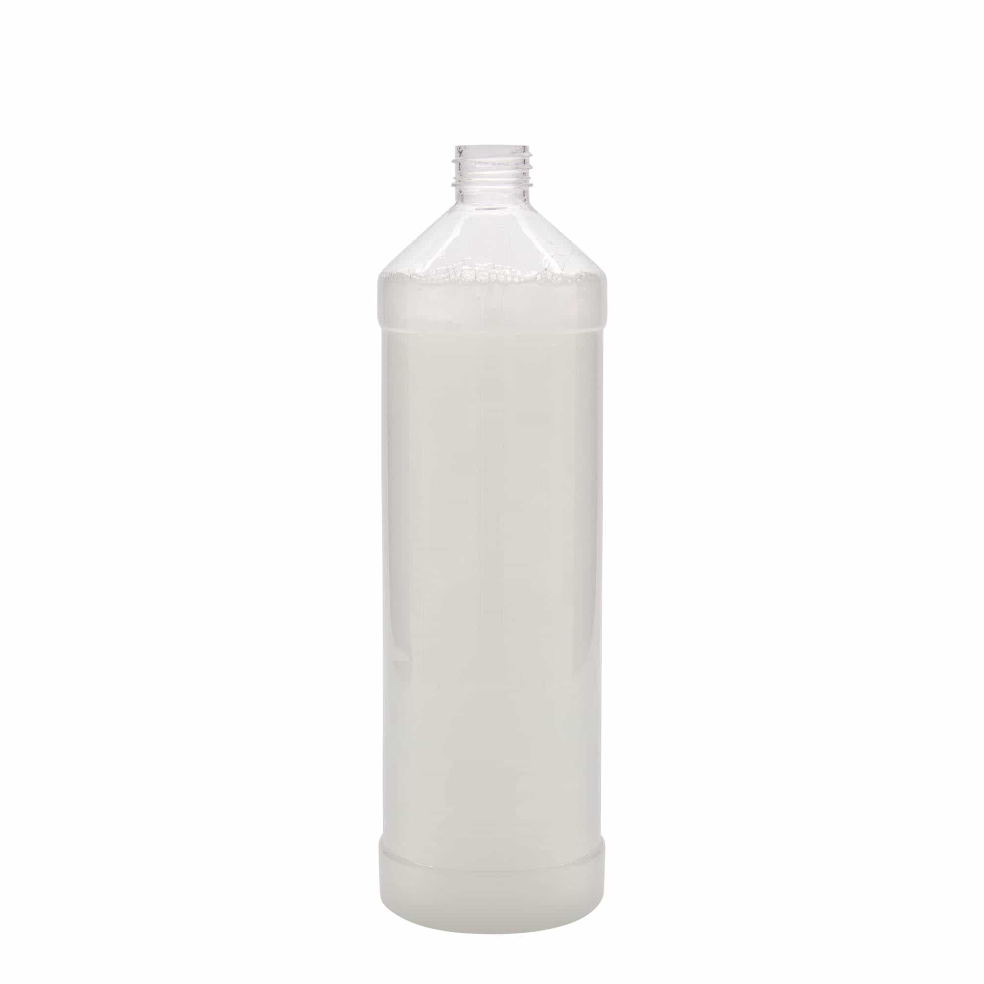 Botella de PET 'Everytime' de 1000 ml, plástico, boca: 28/410