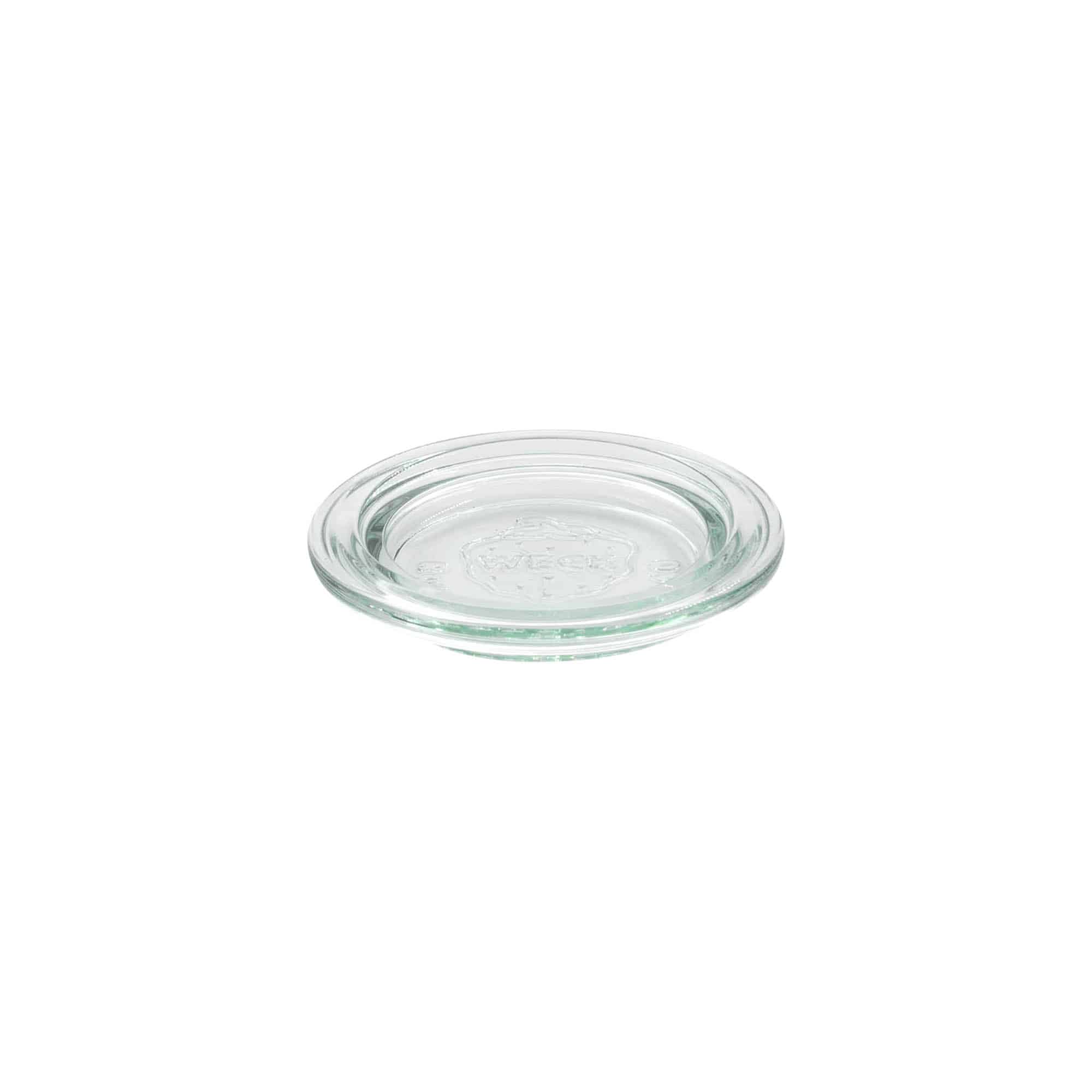 Tapa de vidrio WECK, borde redondo #, para boca: RR60