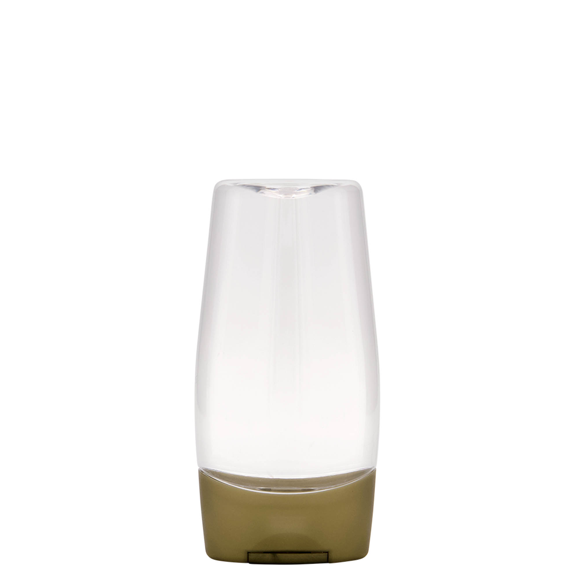 Botella de PET 'Squeeze' de 200 ml, ovalada, plástico