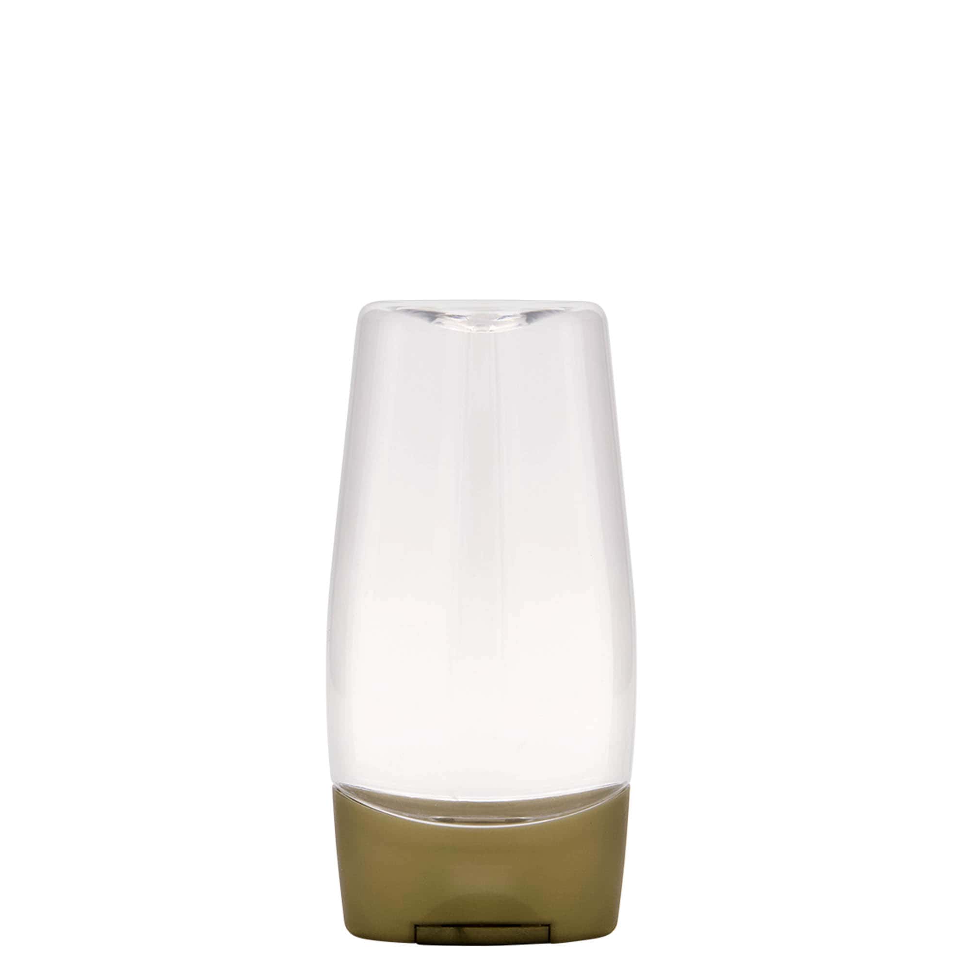 Botella de PET 'Squeeze' de 200 ml, ovalada, plástico