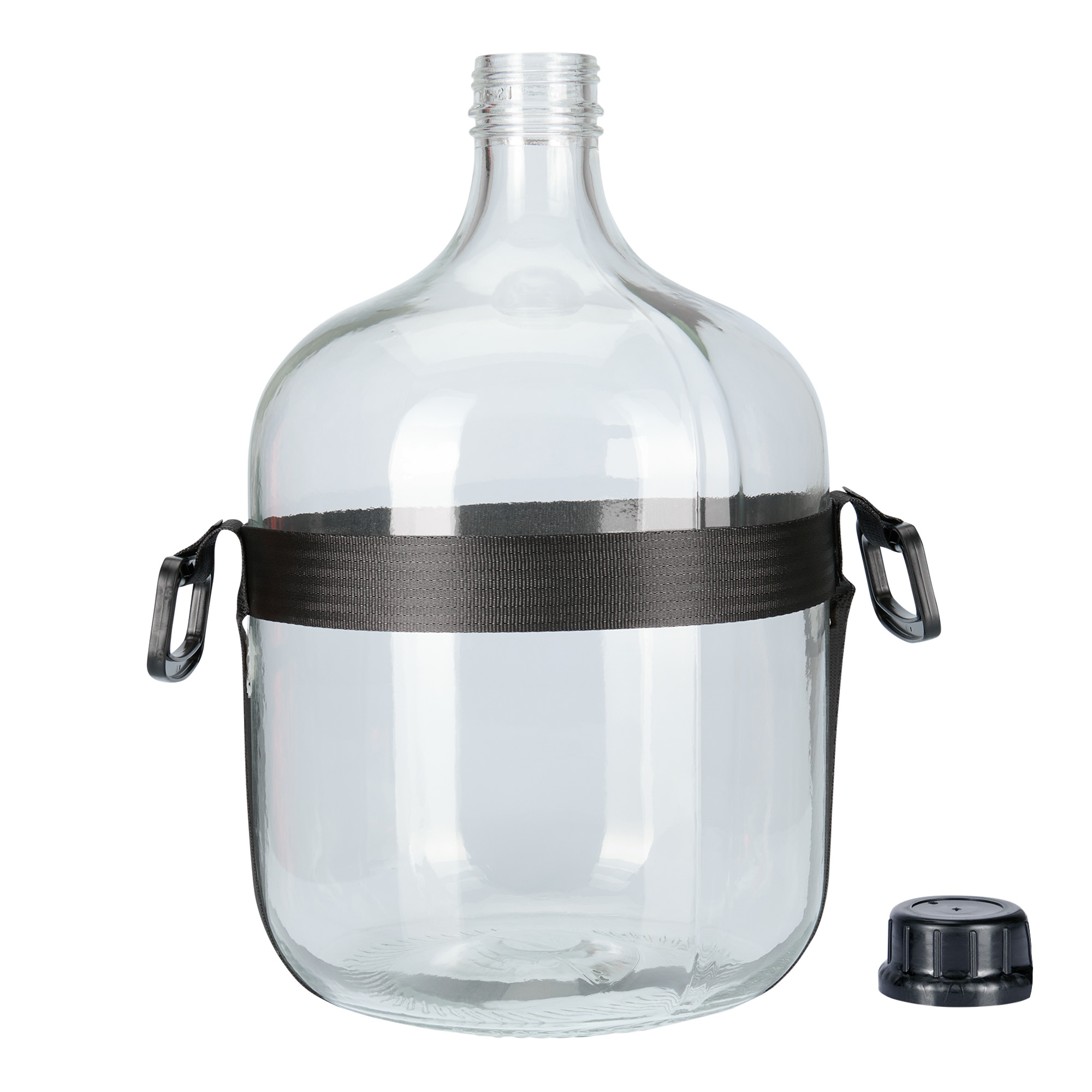 Botella de balón de 25 l High End, vidrio, boca: cierre de rosca Botella de balón de 25 l High End, vidrio, boca: cierre de rosca