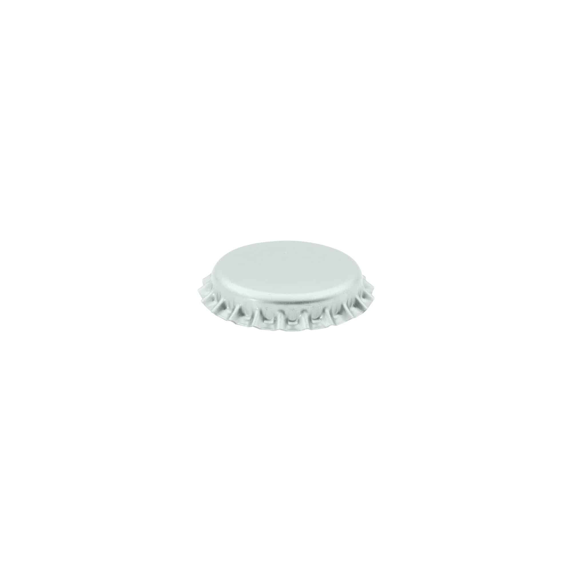 Tapón corona 26 mm, metal, plateado