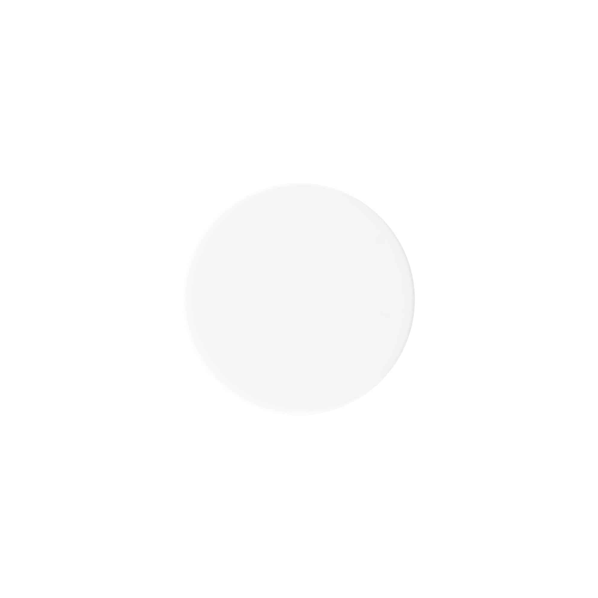 Tapón de rosca 50 ml 'Antonella', plástico PP, blanco