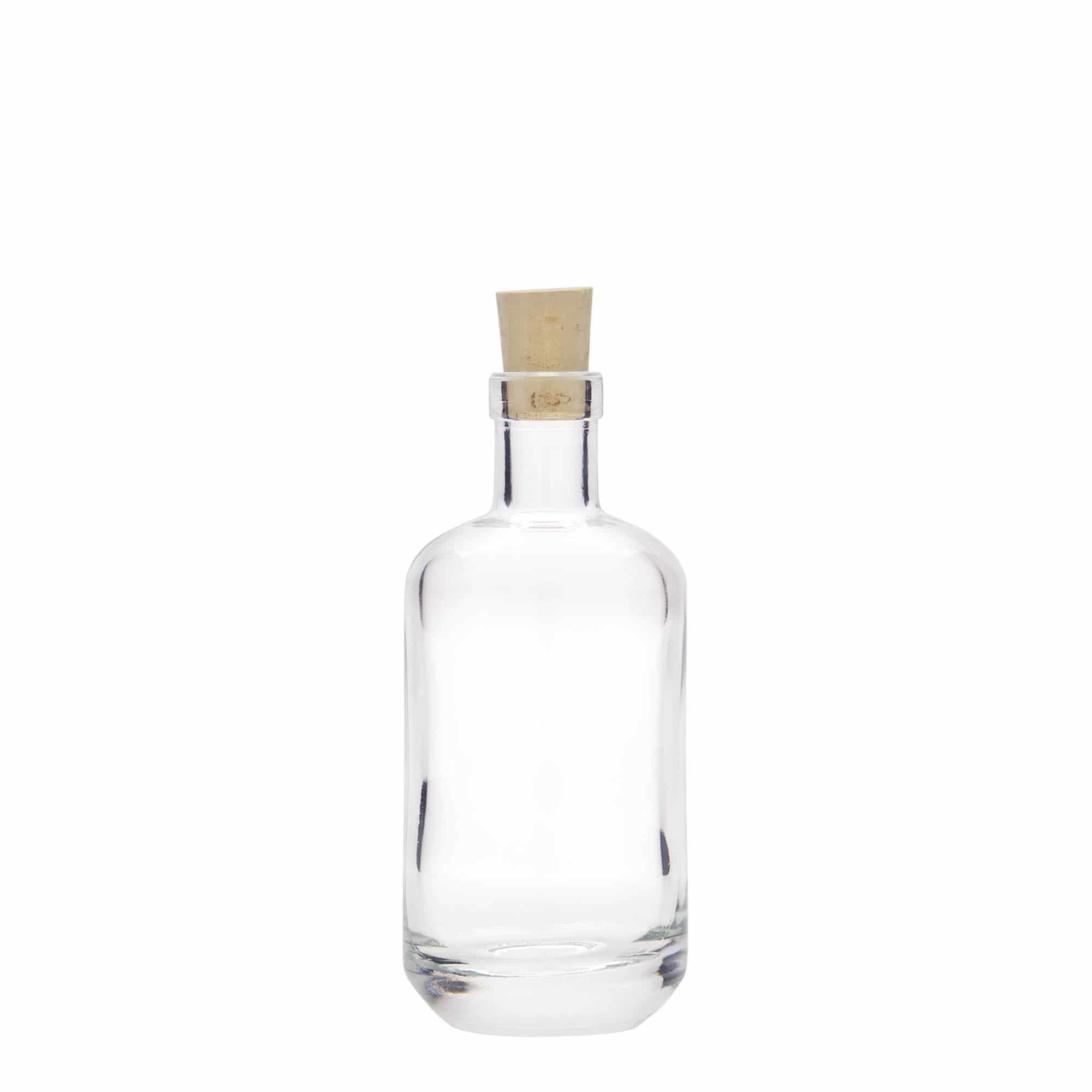 Botella de vidrio 'Viena' de 100 ml, boca: corcho