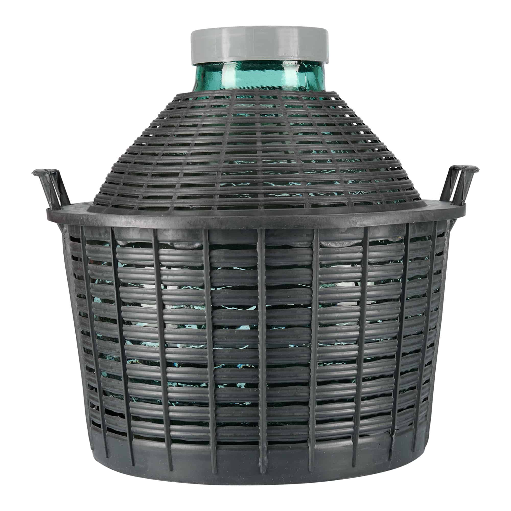 Damajuana de cuello ancho de 25 l, vidrio, boca: tapón de rosca Damajuana de cuello ancho de 25 l, vidrio, boca: tapón de rosca