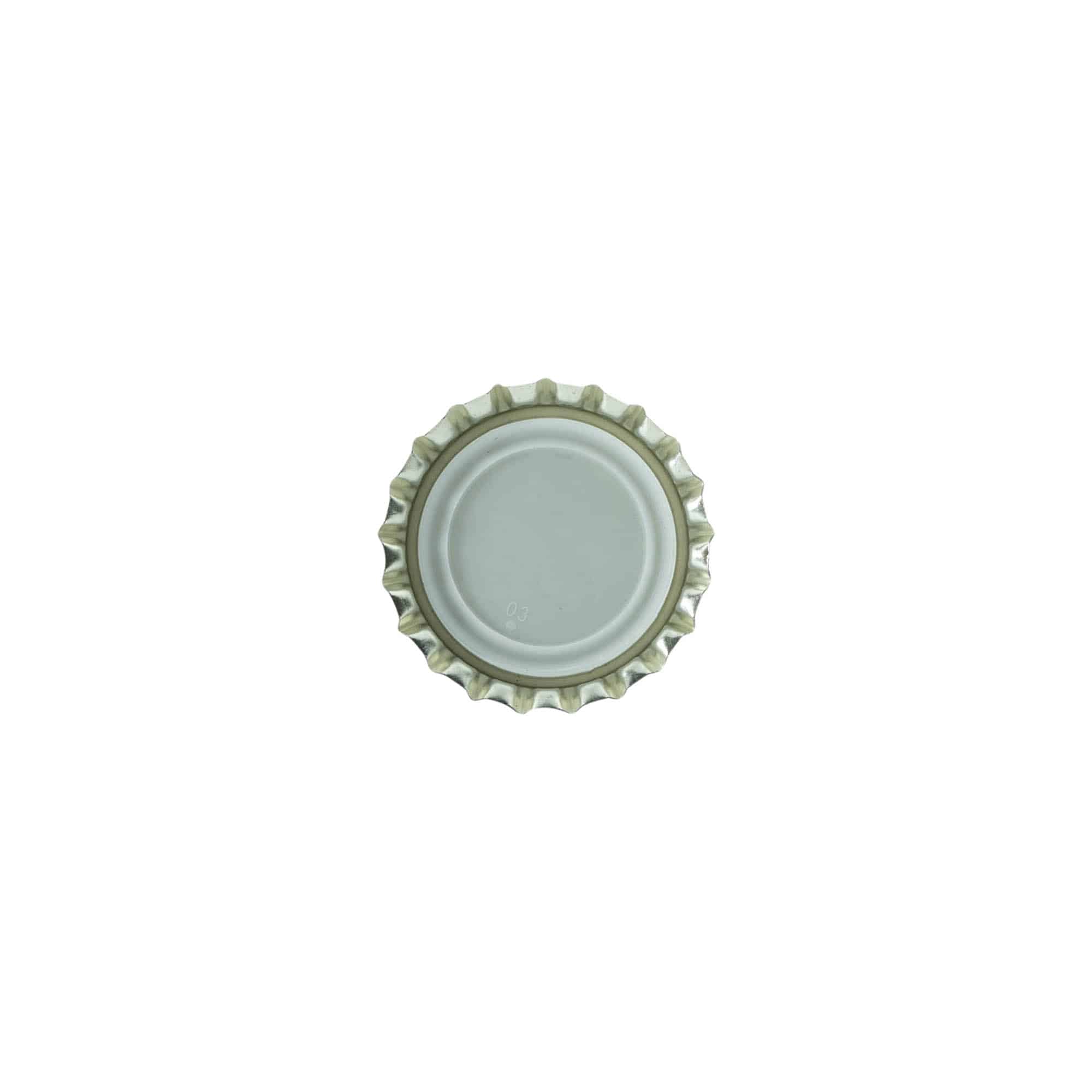 Chapas de cerveza de 26 mm, metal, negro