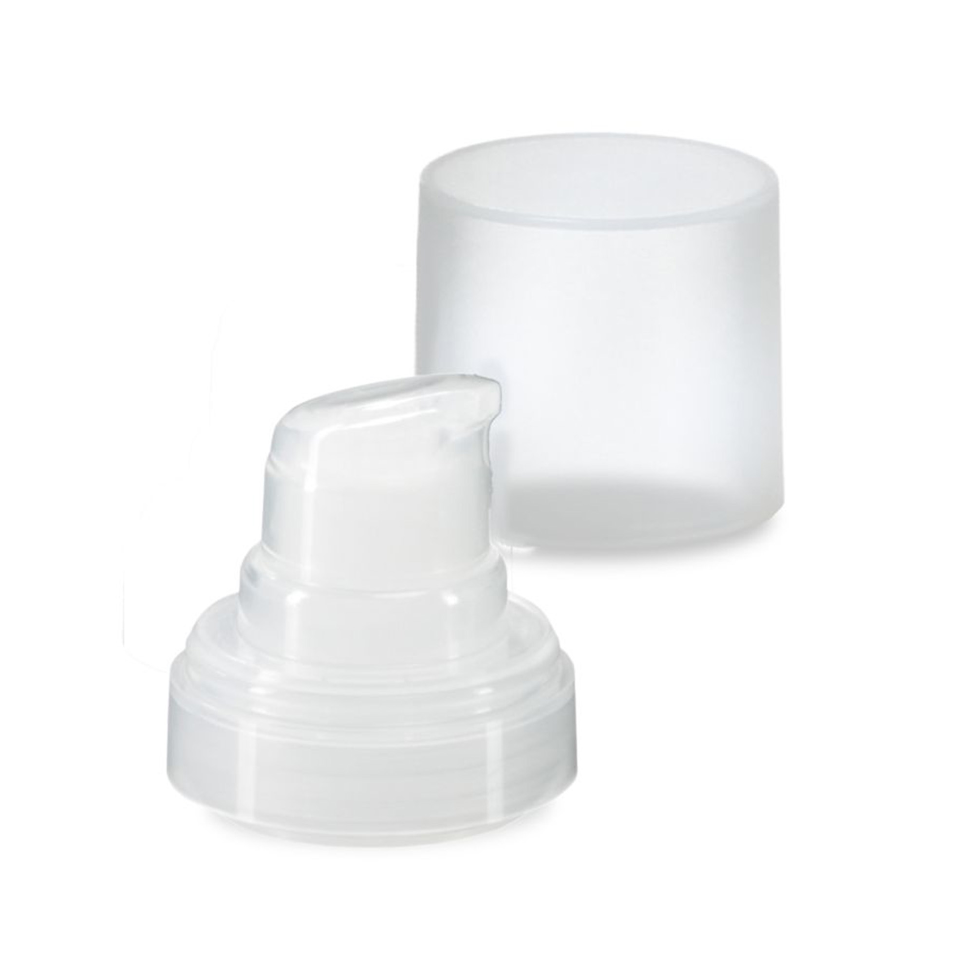 Cabezal Airless Micro natural + tapa de enchufe mate color natural