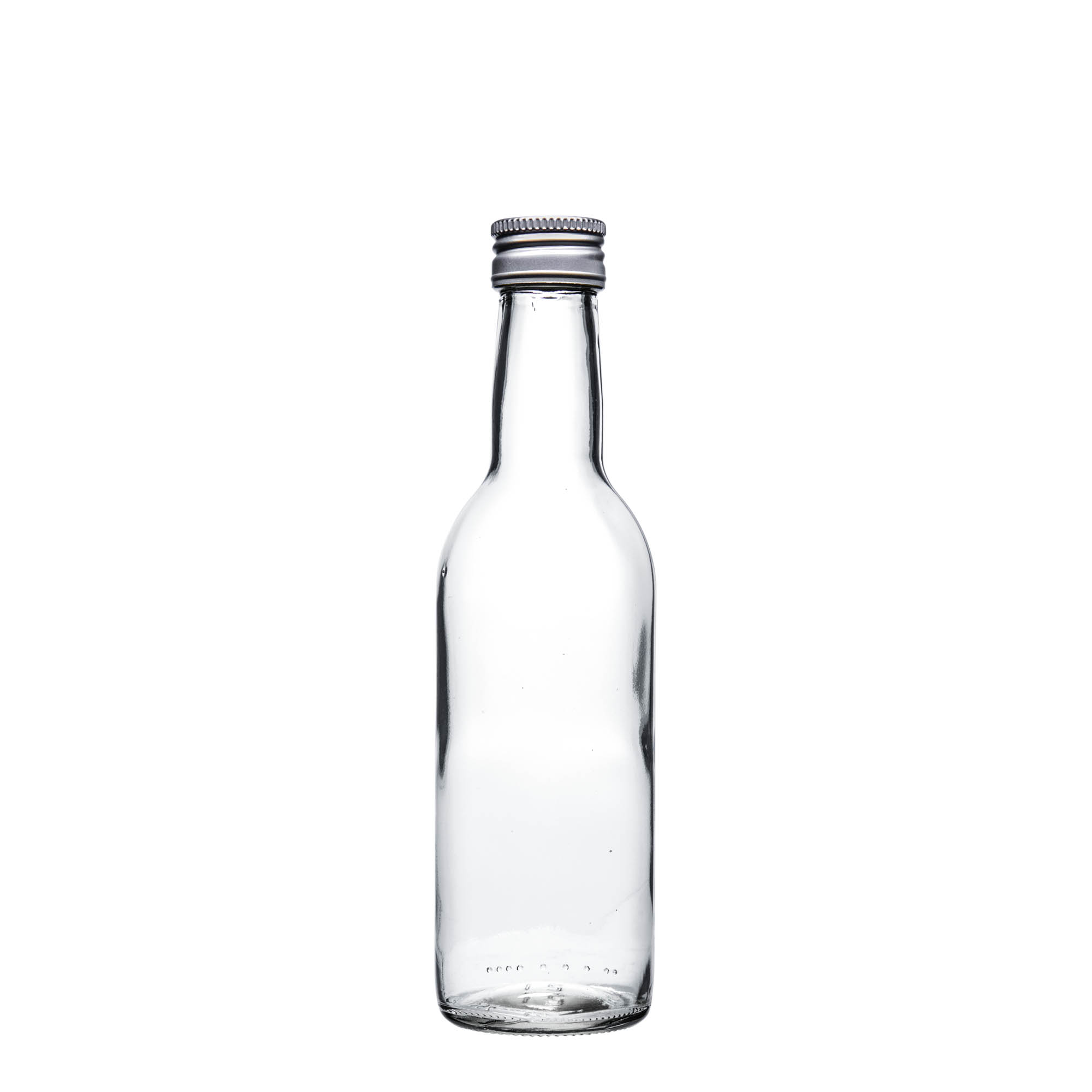 Botella de vidrio de 250 ml 'Burdeos', boca: PP 28 Botella de vidrio de 250 ml 'Burdeos', boca: PP 28