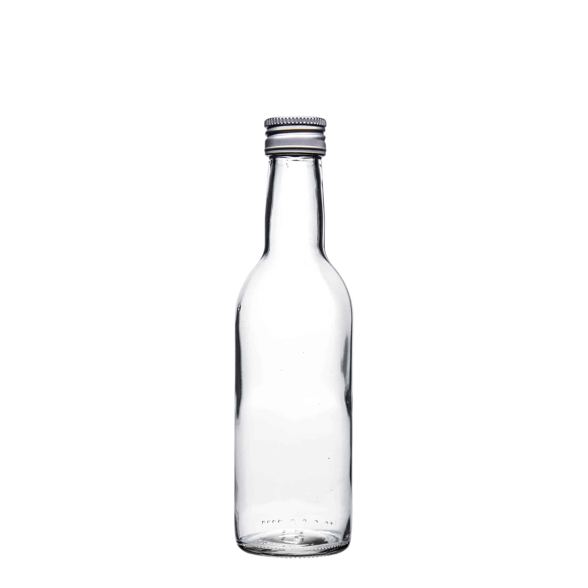 Botella de vidrio de 250 ml «Burdeos», boca: PP 28
