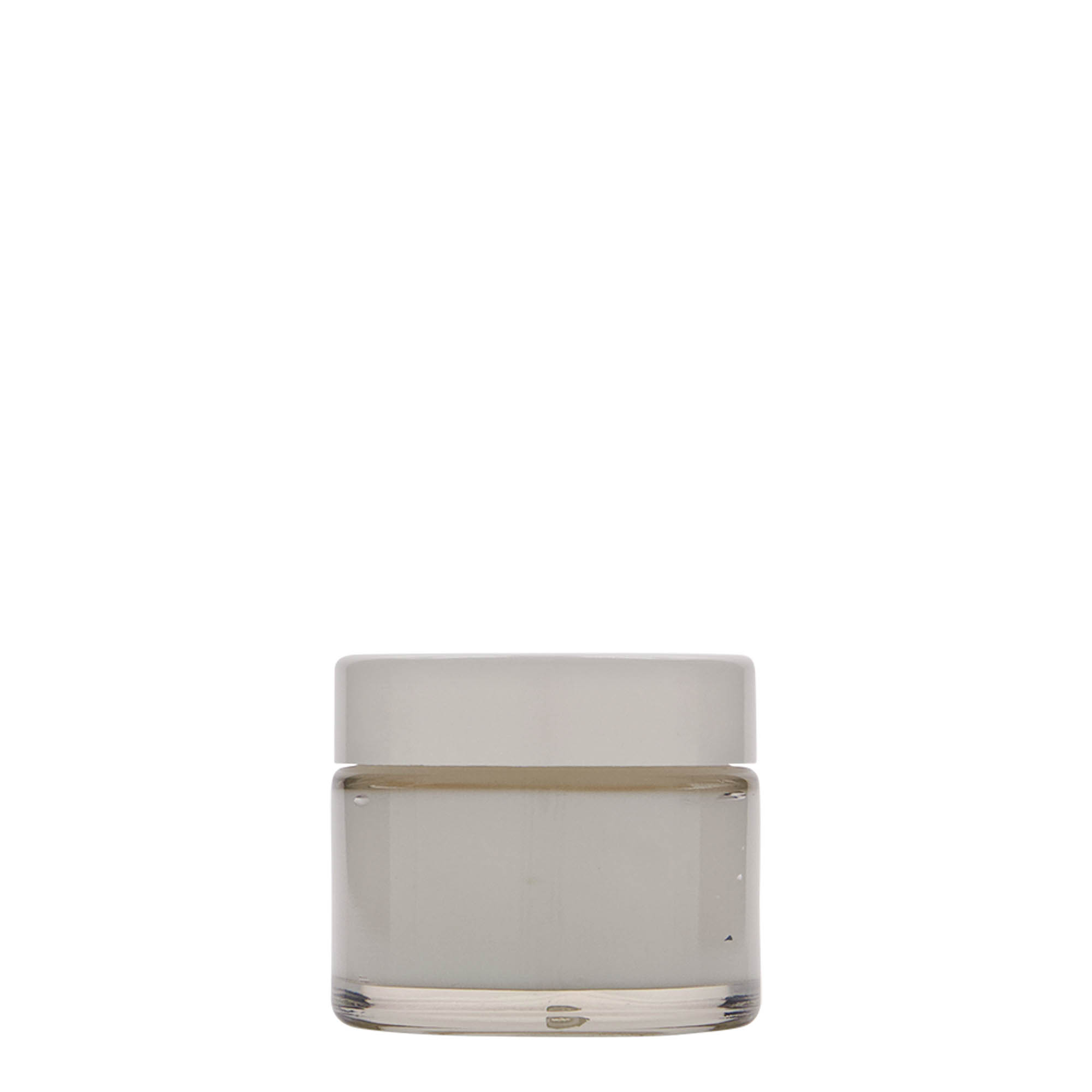 50 ml tarro «Beauty», vidrio, boca: cierre de rosca