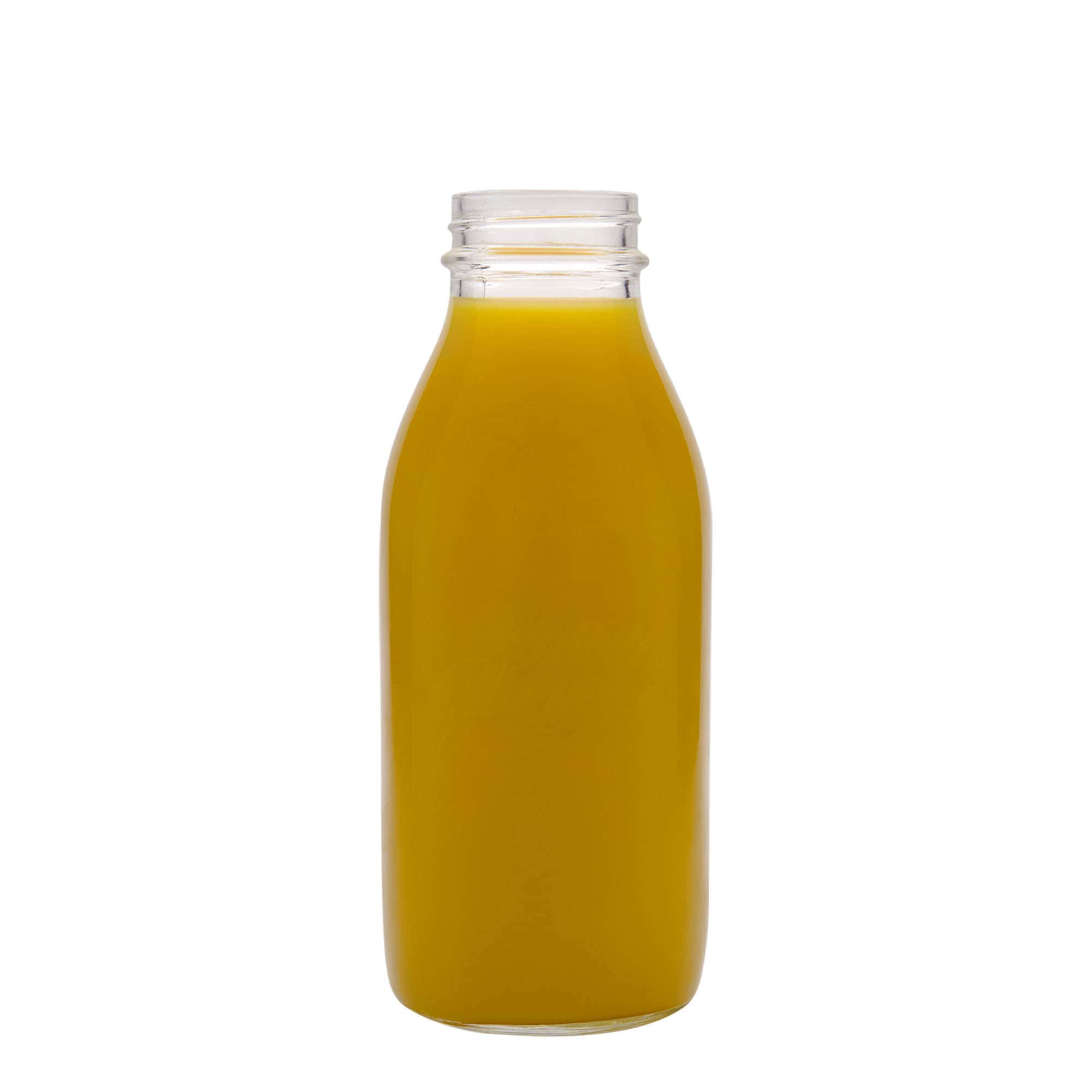 Botella de vidrio 'Quattro Stagioni' de 1000 ml, boca: tapón de rosca