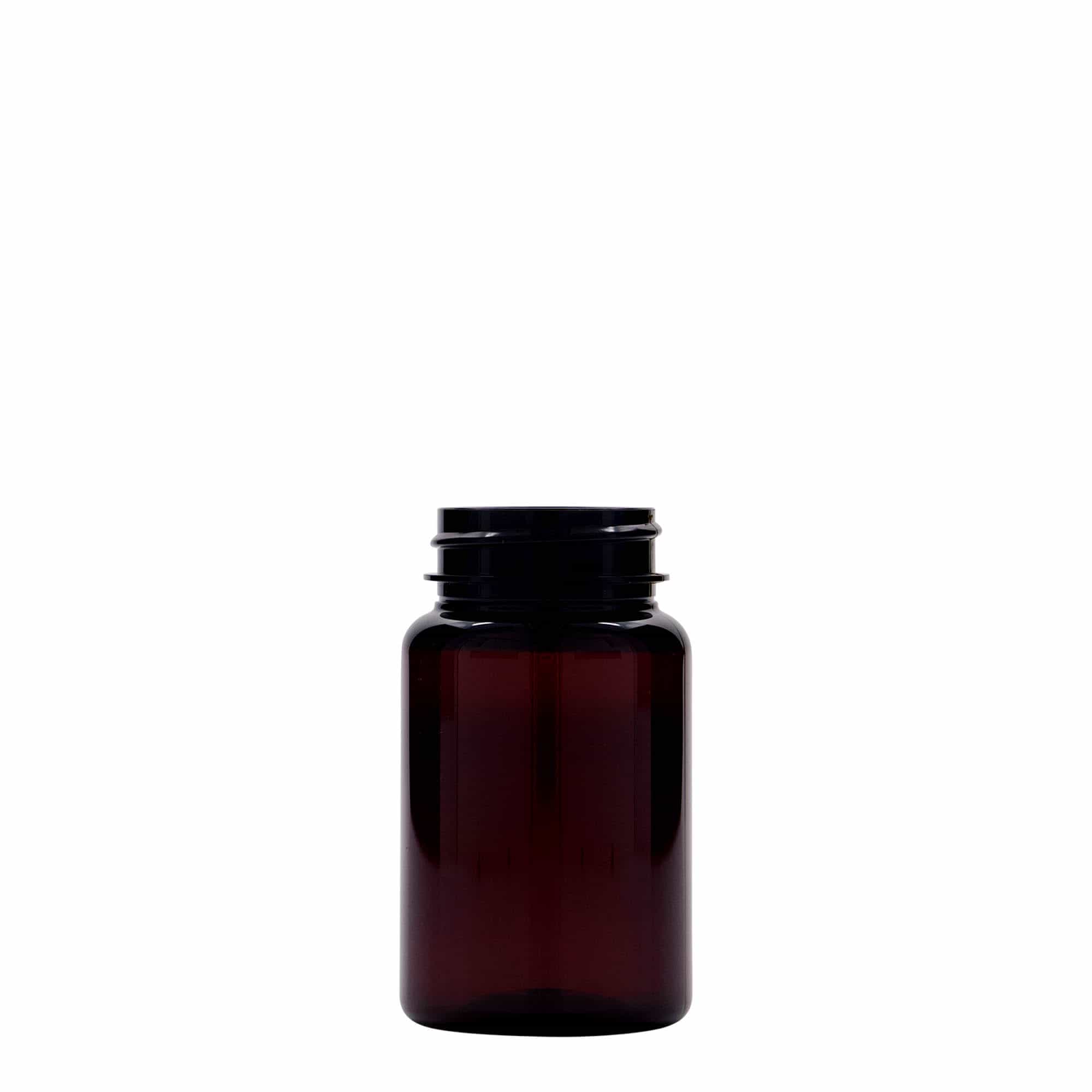 75 ml envase PET, plástico, marrón, boca: 38/400